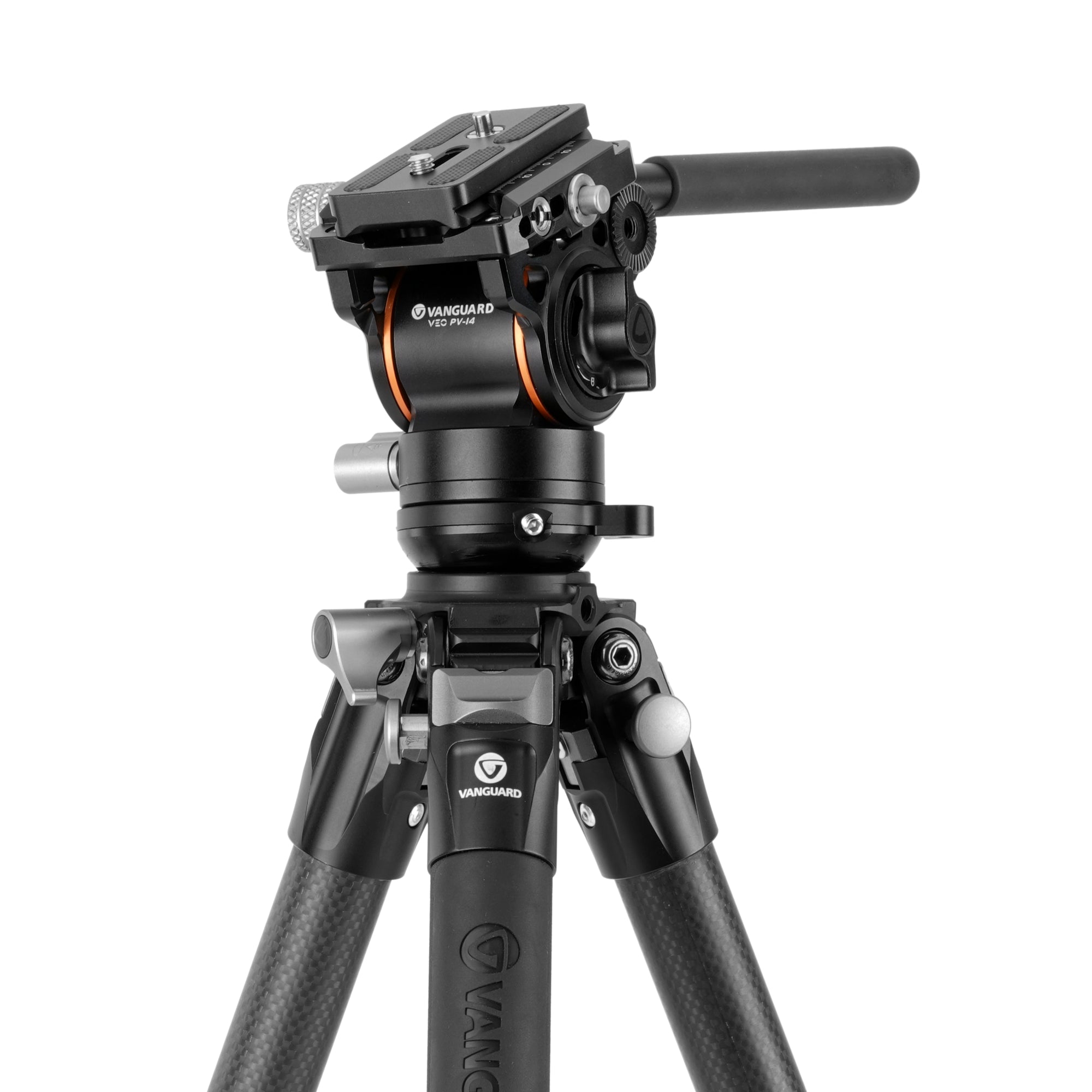 Alta Pro 3VL 264CV14 Professional Carbon Fiber Video Tripod with Counterbalancing Fluid Head - Perfect for Filmmaking, Vlogging, and Outdoor Photography