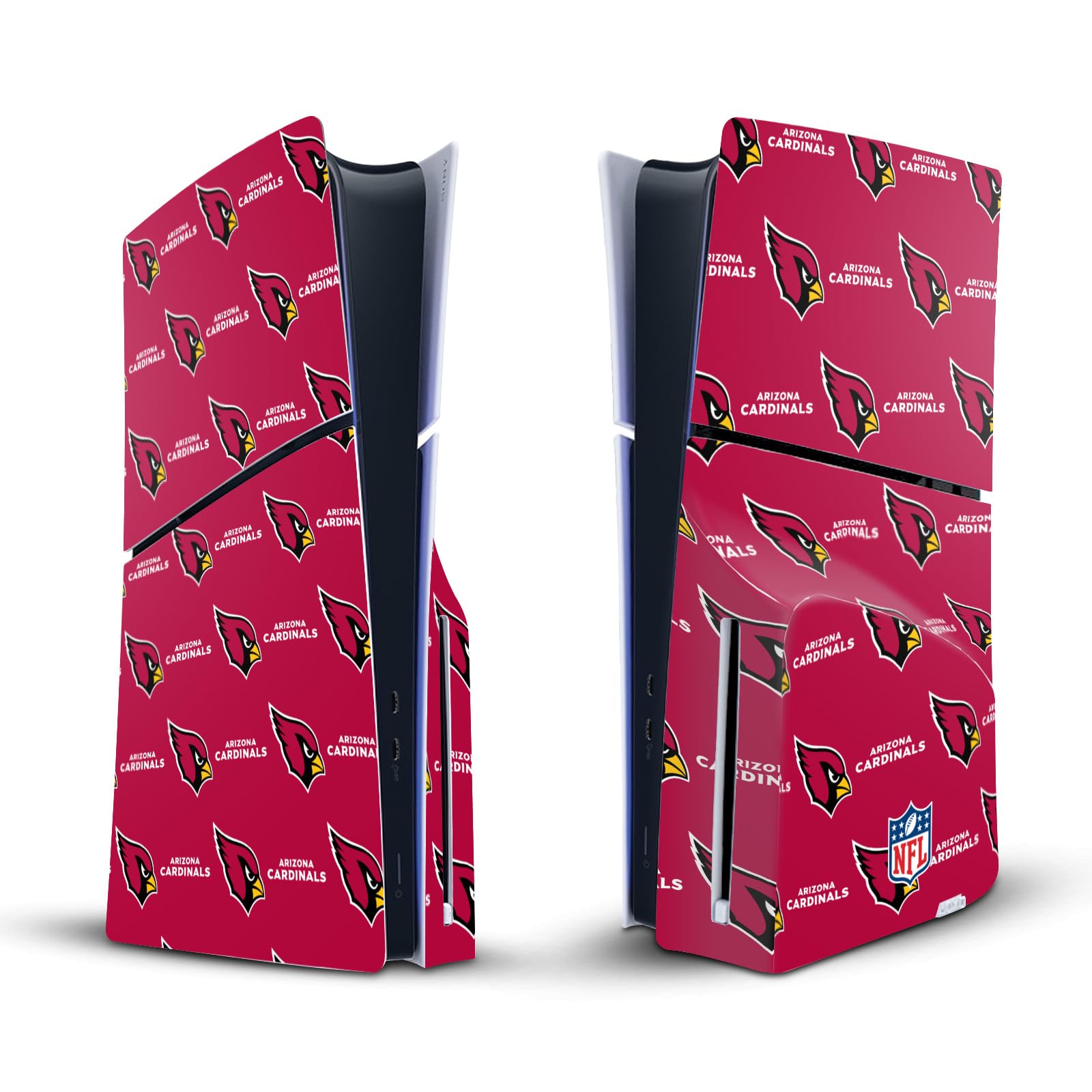 Official NFL Arizona Cardinals Vinyl Sticker for PS5 Slim/PRO - Gaming Console Decal