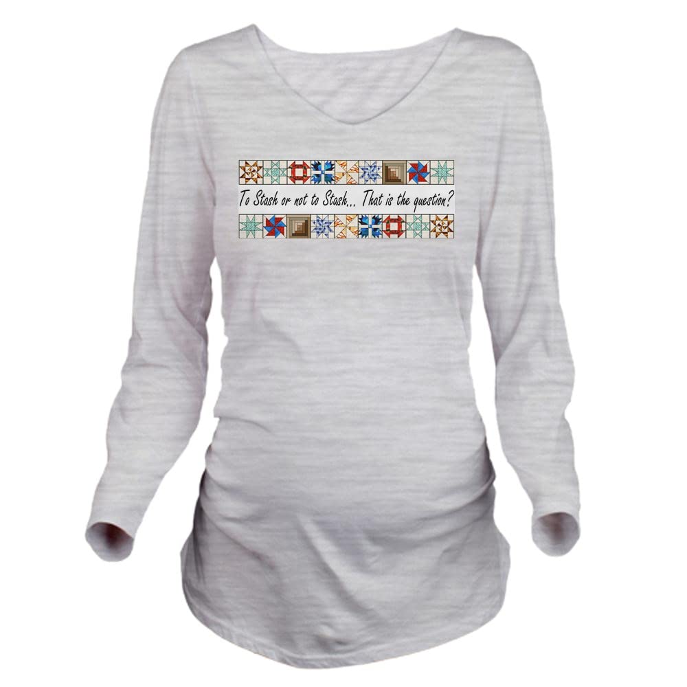 Stylish Long Sleeve Maternity T-Shirt for Pregnancy Comfort | Soft Cotton Maternity Tee for Everyday Wear | Perfect for Work, Shopping & Relaxing