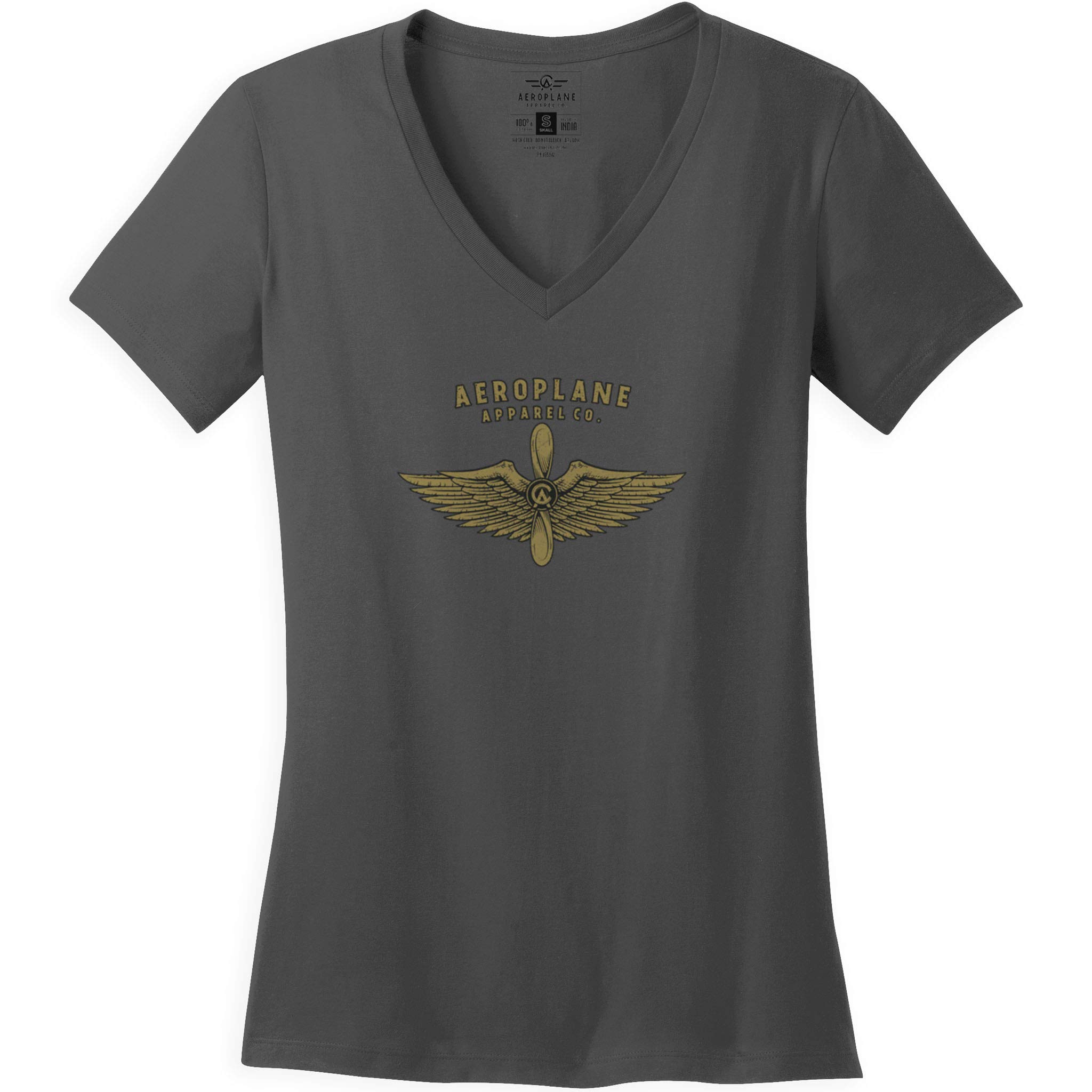 Wings Ladies T-Shirt by Aeroplane Apparel | Premium Cotton Women's Graphic Tee | Casual Wear & Street Style Fashion