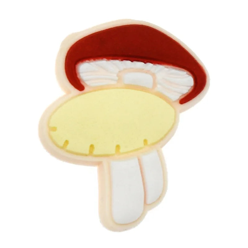 Mushroom Shoe Charms for Crocs - Cute Clog Decorations for Kids, Men & Women - Fun Shoe Accessories for Sandals, Jeans & Buckle Shoes - Perfect for School, Parties & Everyday Fashion