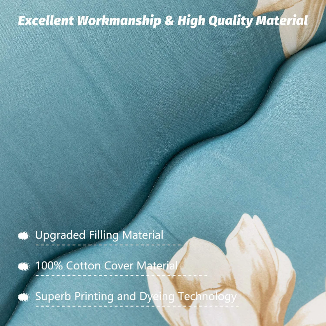 MAXYOYO Floor Mattress - Foldable Futon Mattress for Easy Storage, Floral Printed Rustic Style - Perfect for Guest Beds, Camping & Small Space Living
