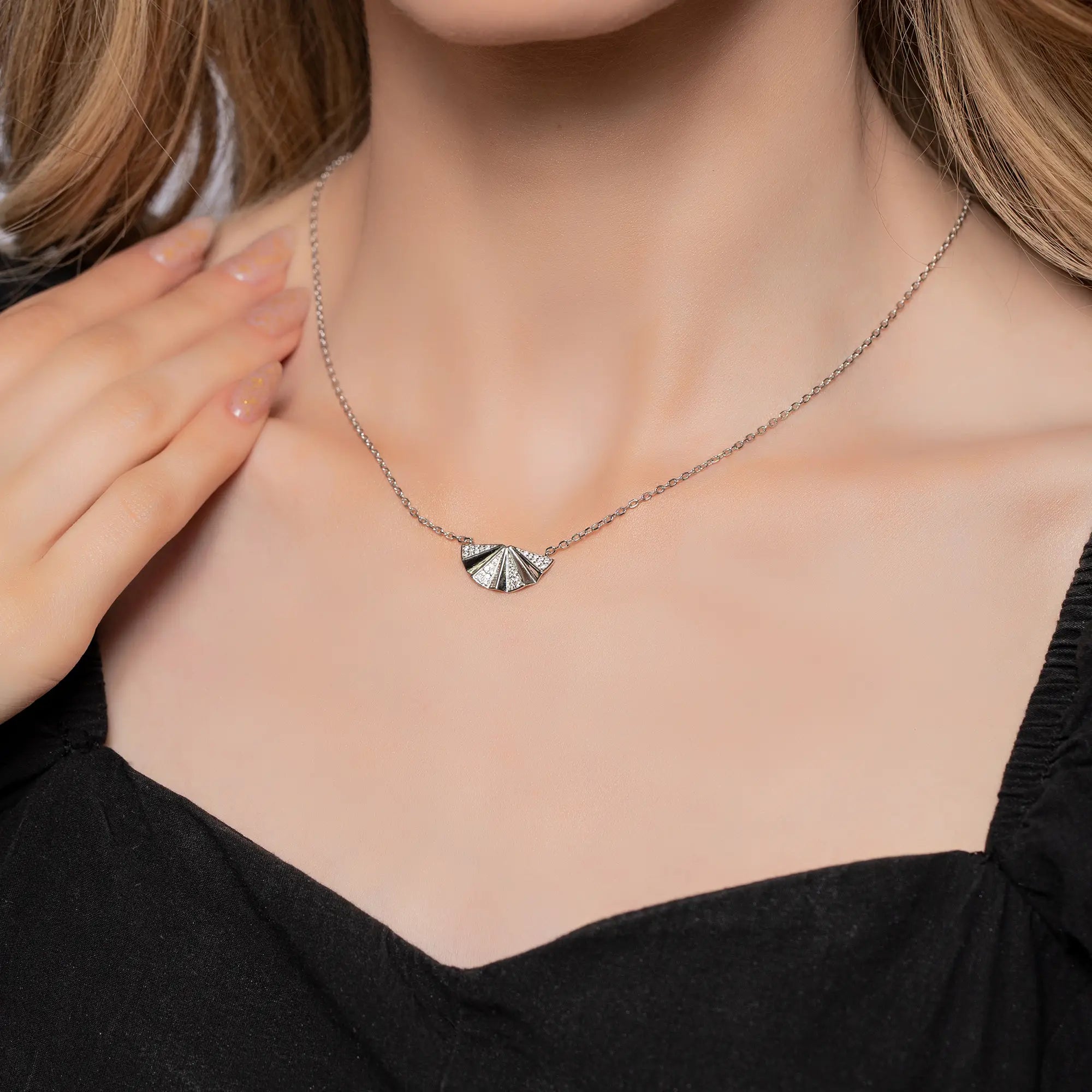 Wave Necklace - Elegant Ocean-Inspired Jewelry for Women | Perfect for Beach Weddings, Summer Outfits & Boho Style