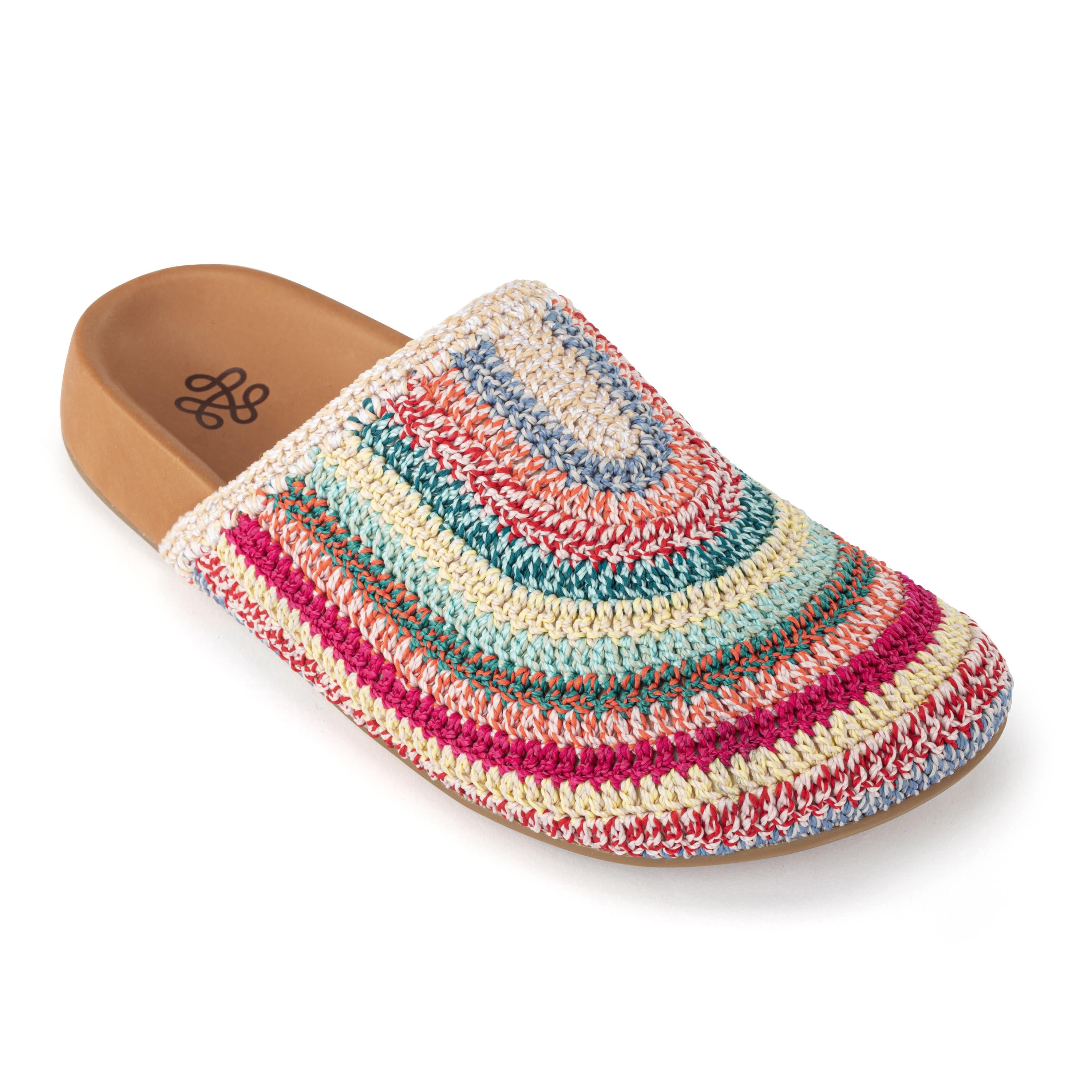 Bolinas Crochet Clogs for Women - Comfortable Handmade Summer Slide Sandals with Arch Support - Perfect for Beach, Pool, and Casual Outings