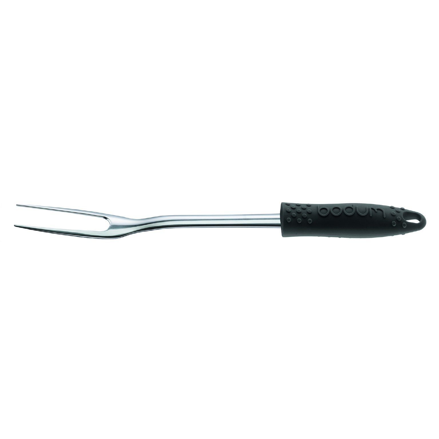 Bodum Fyrkat Stainless Steel Grill Fork - Heavy Duty BBQ Grill Tool with Ergonomic Handle for Outdoor Cooking, Camping, and Backyard Grilling