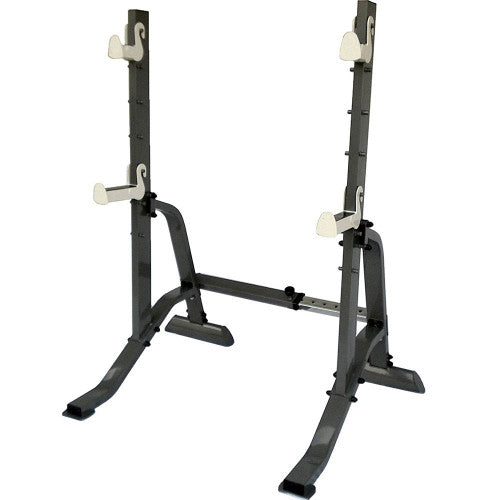 Marcy Adjustable Squat Rack MWB-70100 - Heavy Duty Home Gym Equipment for Strength Training | Perfect for Squats, Bench Press & Weightlifting Exercises in Garage or Basement