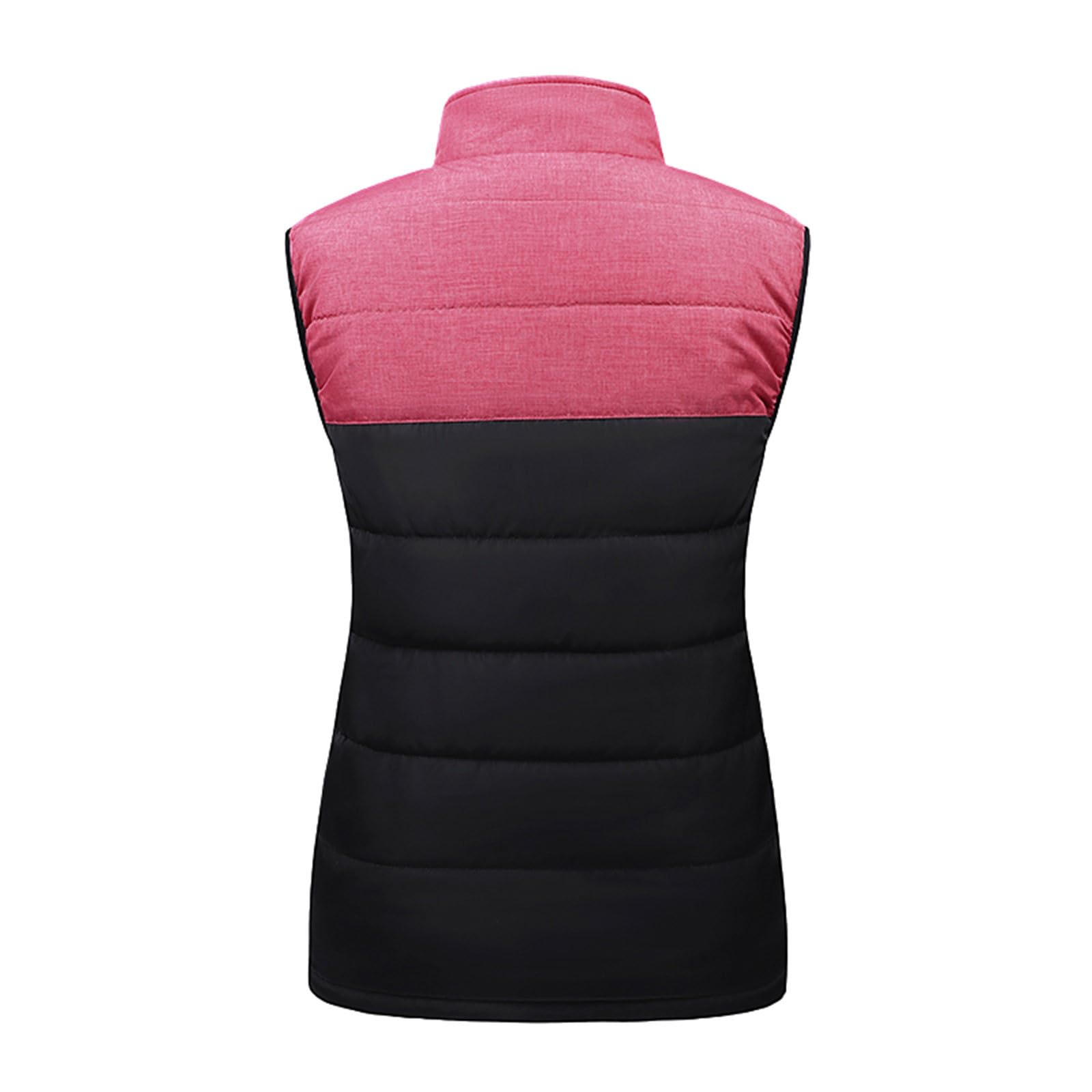 FunAloe Women's Heated Vest - Winter Electric Gilet with Stand-Up Collar, 17-Zone Heating, Dual Control | Sleeveless Thermal Jacket for Women & Men | Perfect for Outdoor Activities, Work, Hiking & Cold Weather