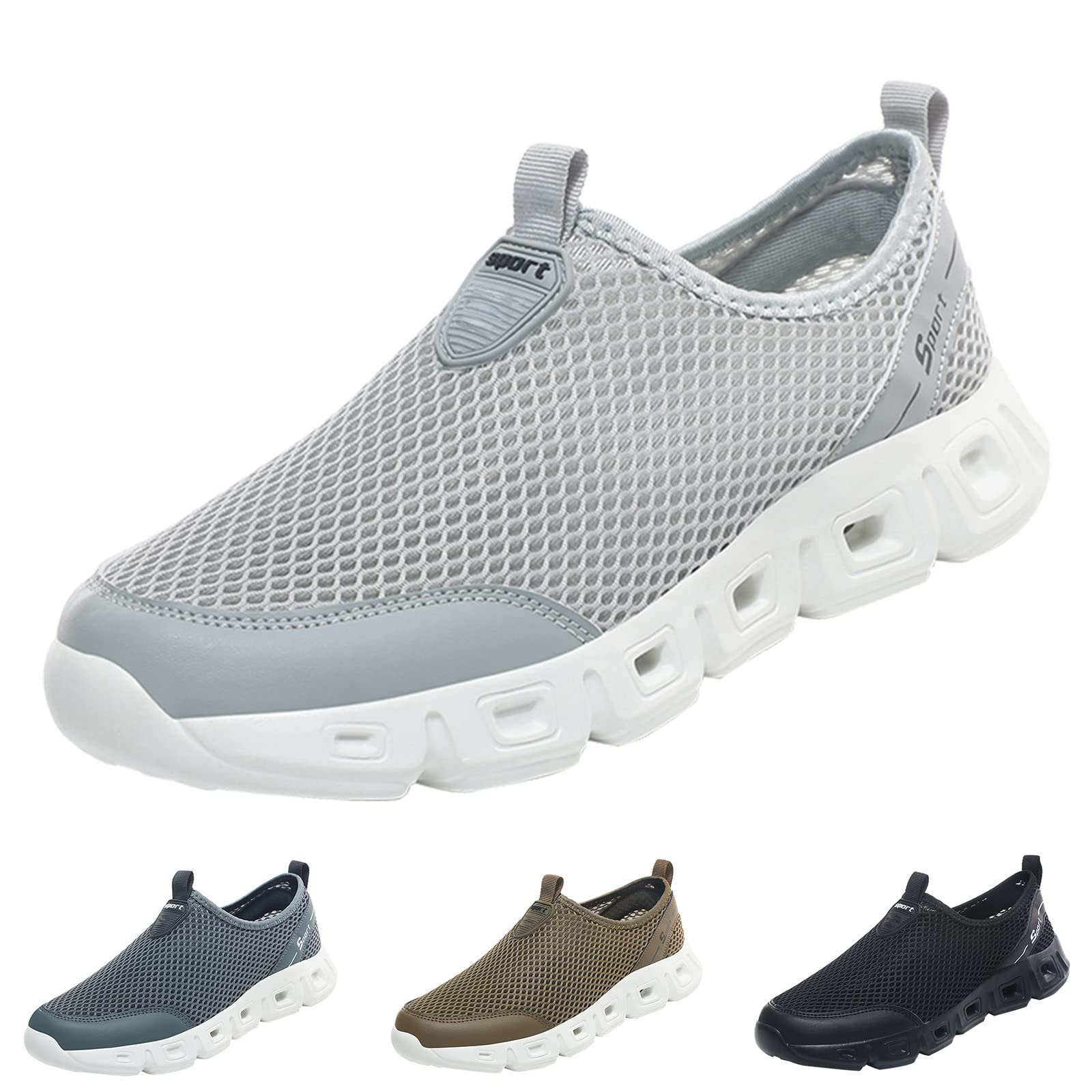 **Men's Connon Trail Shoes - Best Gym, Beach & Sailing Shoes - Size 14 Platform Deck Shoes for Height Increase & Fashion - Slip-On Design for Workouts, Outdoor Activities & Casual Wear**