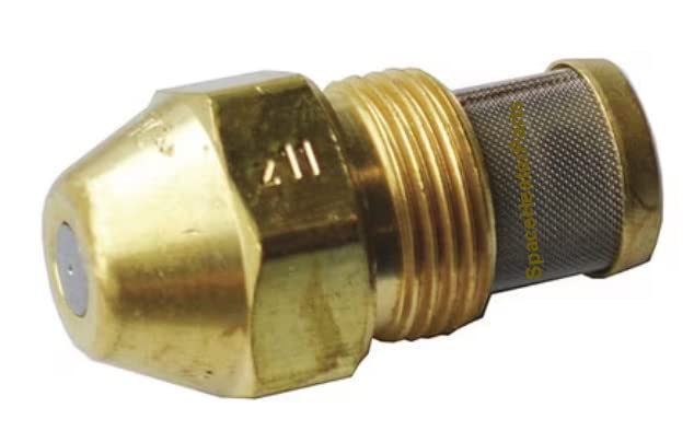 High-Efficiency M50112 Nozzle 350k BTU for Kerosene Wick Heaters – White, 2.50 x 70, Radiant & Lightweight Space Heater Replacement Part – Perfect for Garages, Workshops & Outdoor Heating