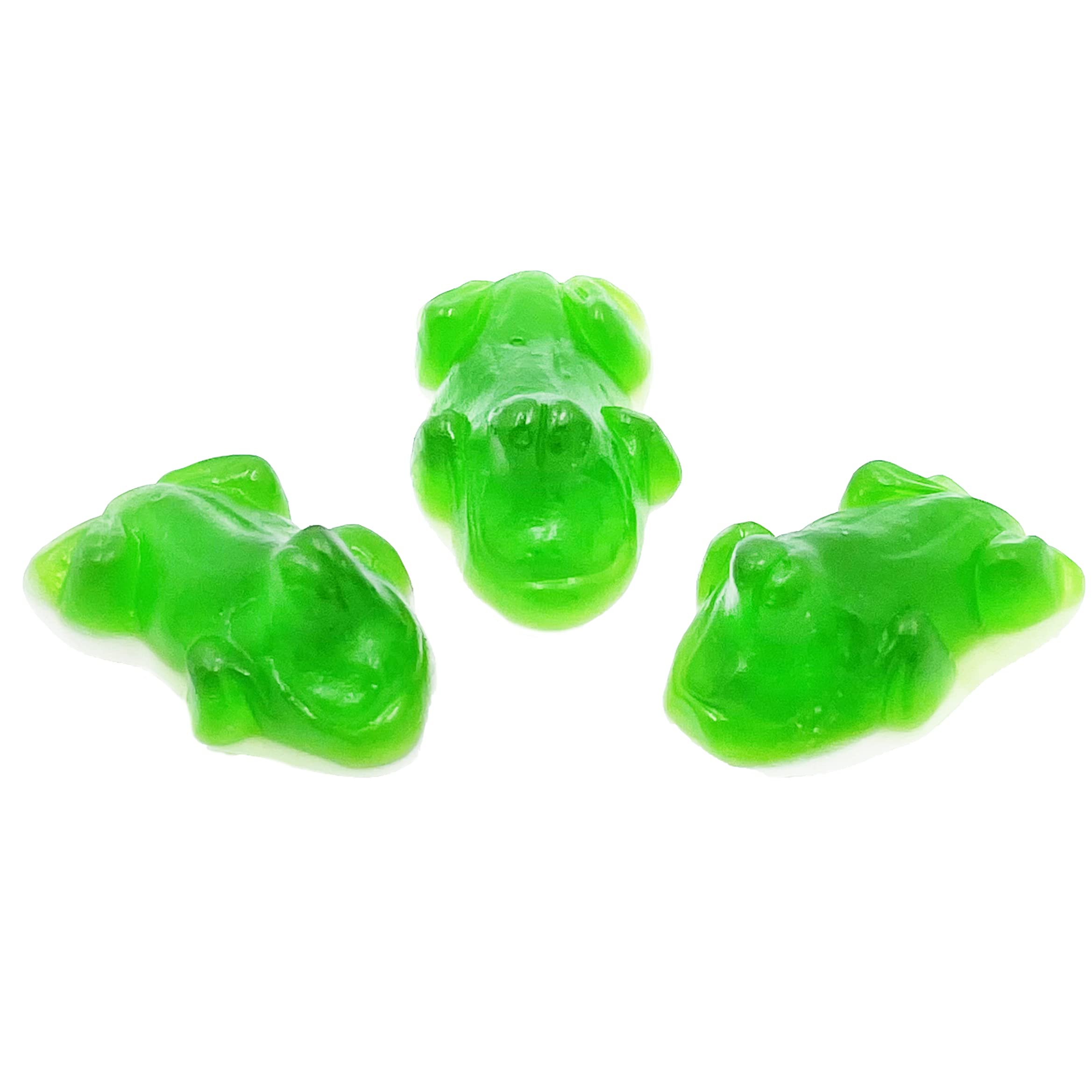 Fruidles Green Frogs Gummy Candy - 1lb Bulk Bag of Delicious Fruit Flavored Chewy Gummies for Kids & Adults - Perfect for Birthday Parties, Halloween Treats & Movie Night Snacks