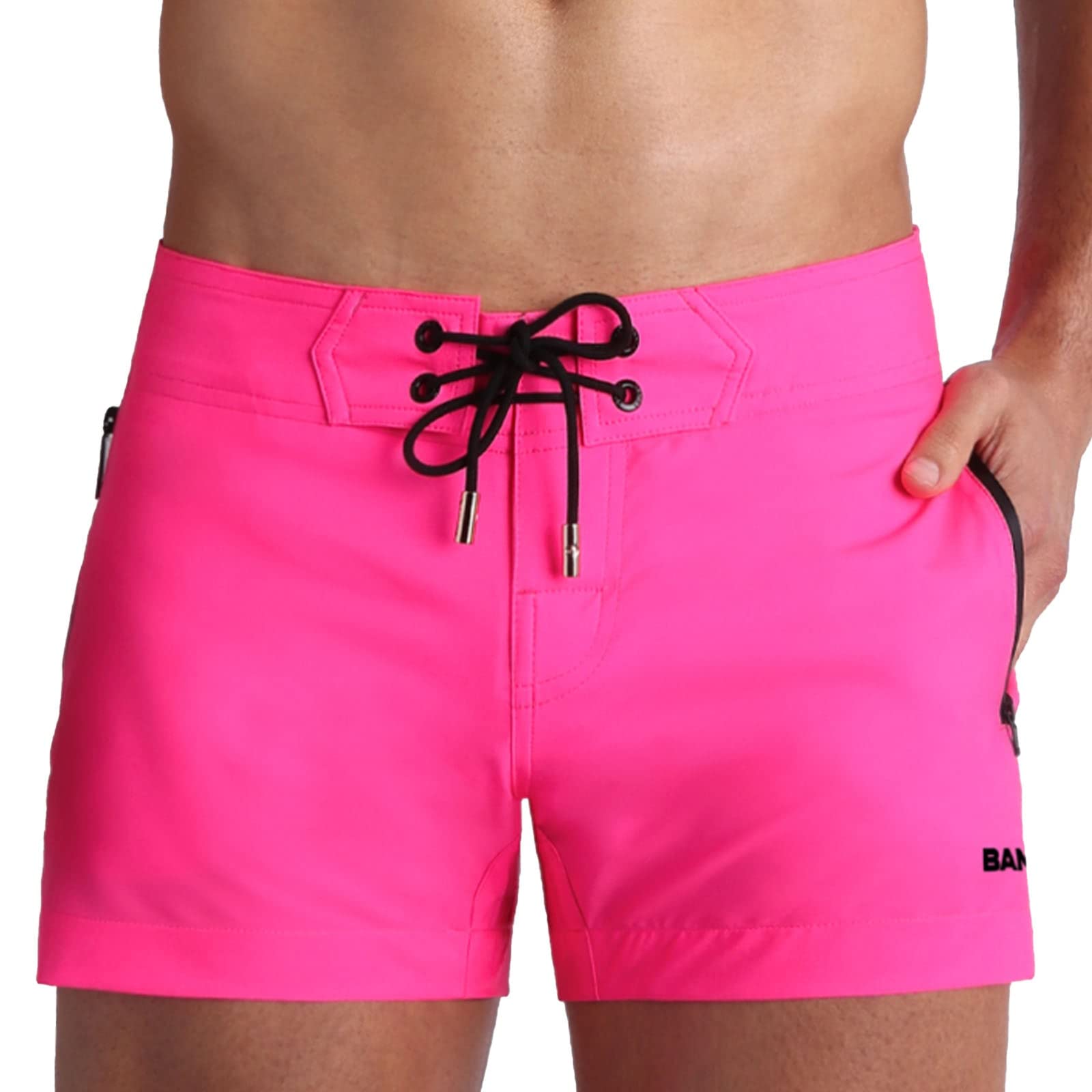 Bang Men's Swimwear - Quick-Dry Flex Shorts with Adjustable Waist - Stretch Swim Trunks for Beach, Pool & Water Sports | Premium Comfort & Performance