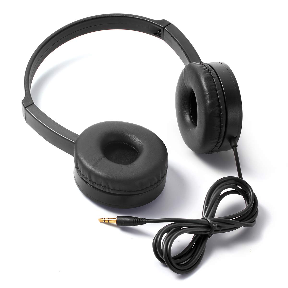 24 Pack Classroom Headphones for Students - Durable Kids & Adult Headphones for School, Library, Computer Labs (No Mic) - Perfect for Online Learning, Testing & Quiet Study Sessions