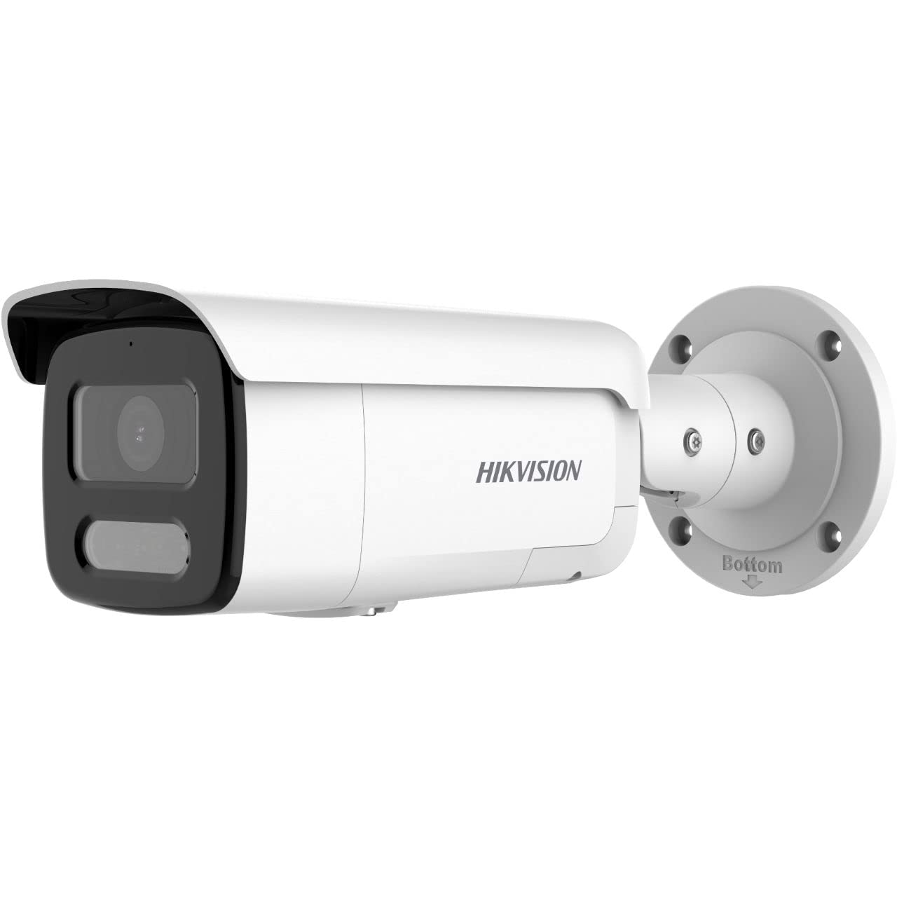 HikVision 4MP ColorVu Bullet IP Security Camera - Outdoor Night Vision, 2.8mm Lens, IP67 Weatherproof (DS-2CD2T47G2-LSU/SL) - Ideal for Home Security, Business Surveillance & Property Monitoring