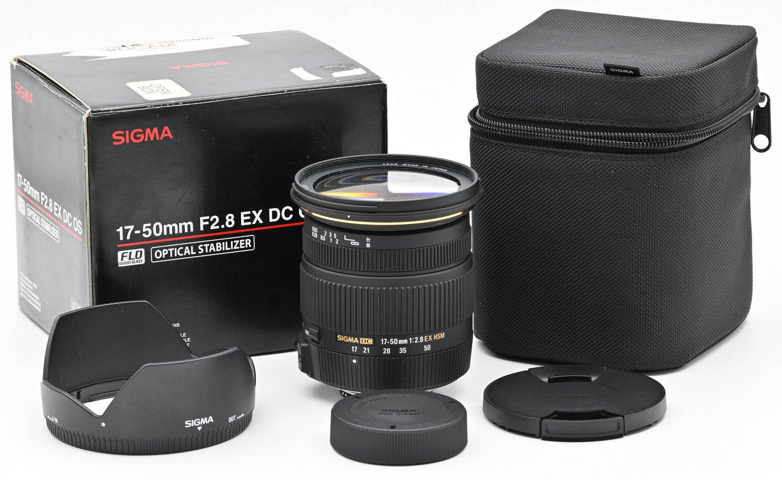 Sigma 17-50mm f/2.8 EX DC OS HSM Lens for Nikon F Mount - Excellent Open Box Condition - Perfect for Portrait, Landscape & Low-Light Photography