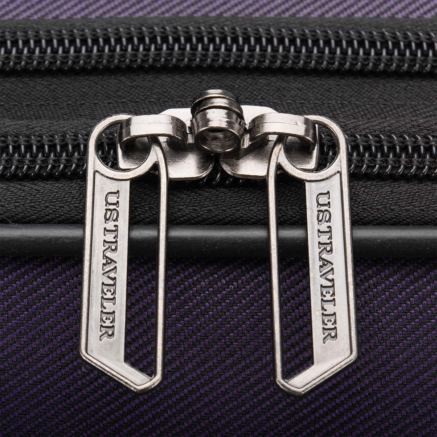 Expandable 22-Inch Purple Softside Spinner Luggage for Travel - Lightweight Carry-On Suitcase with 360° Wheels | Perfect for Airplane, Business Trips & Weekend Getaways