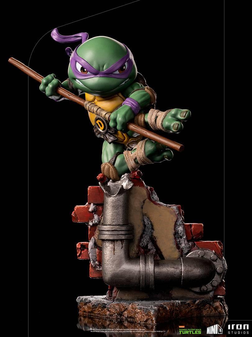 Iron Studios TMNT Donatello MiniCo Figure - Teenage Mutant Ninja Turtles Collectible Action Figure for Display & Gifts - Perfect for Comic Fans, Anime Lovers & Home Office Decor