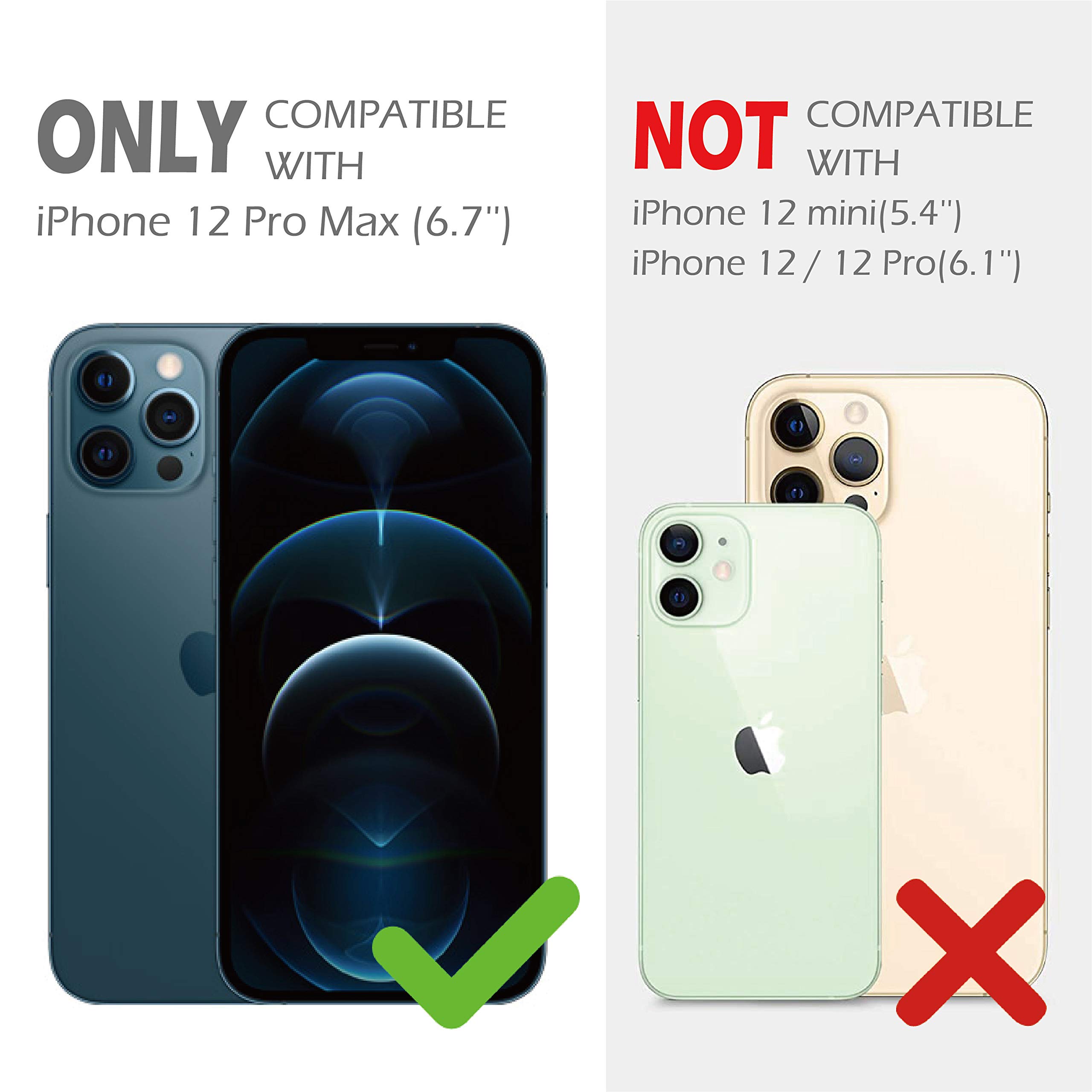 CloudValley iPhone 12 Pro Max Case with Camera Cover & Kickstand - Military Grade Armor Protection, 360° Rotating Ring Stand, Shockproof & Impact Resistant - Perfect for Outdoor Adventures, Travel & Daily Protection (Green)