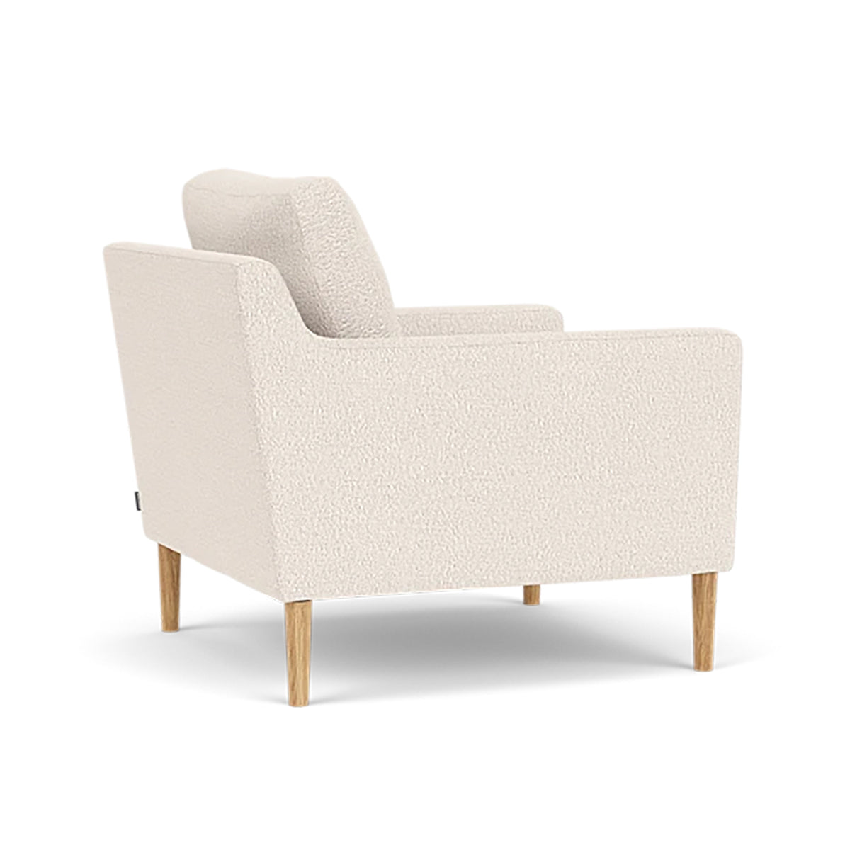 Astha Boucle Armchair - Modern Velvet Accent Chair for Living Room, Bedroom & Office - Soft Upholstered Lounge Chair with Solid Wood Legs - Stylish Home Decor for Cozy Reading Nook & Relaxation