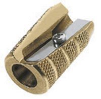 Vintage Brass Pineapple Pencil Sharpener - Mobius & Ruppert Retro Office Desk Accessory - Perfect for Home, School & Gift Giving