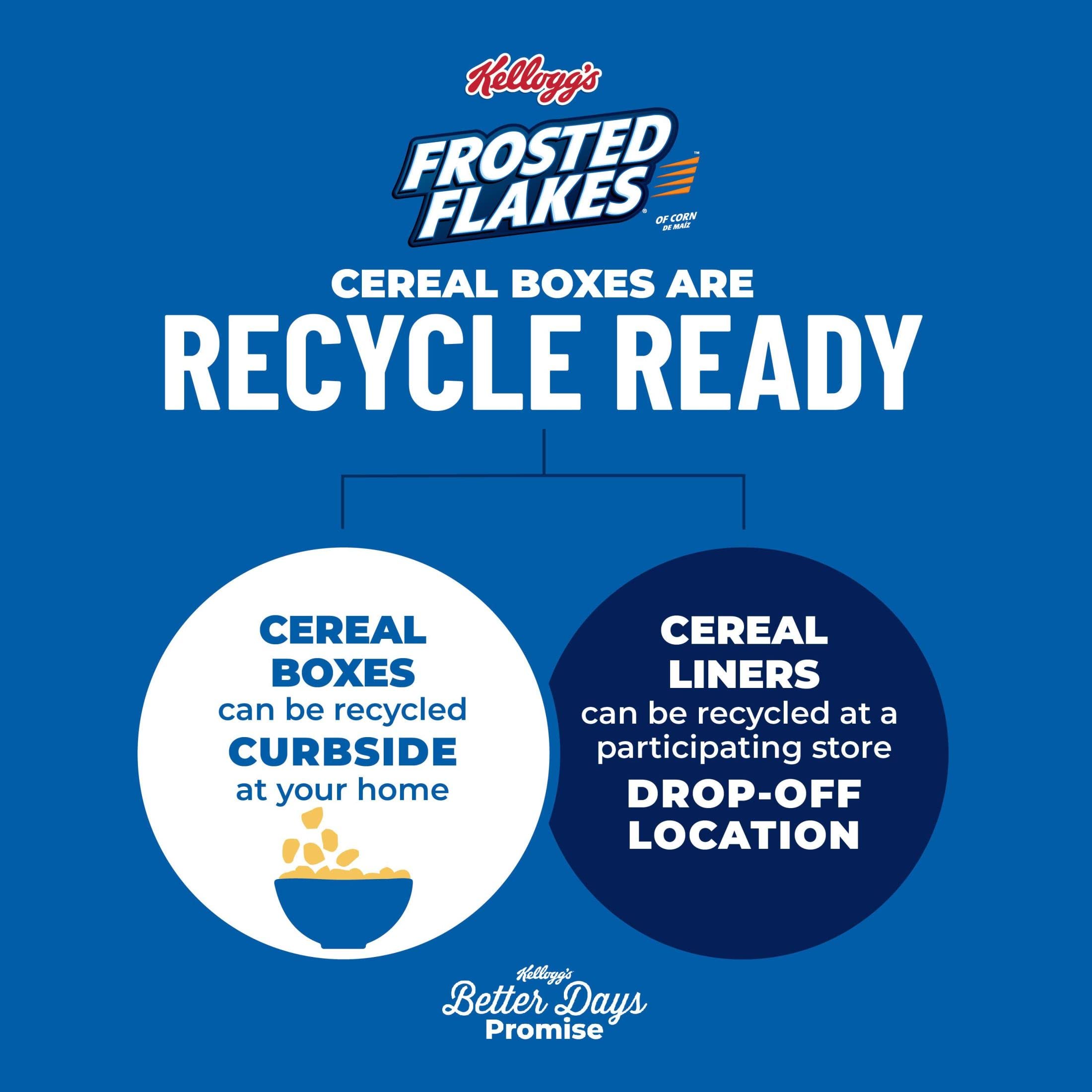 Kellogg's Frosted Flakes Breakfast Cereal - 70 Boxes | Original Flavor with 8 Vitamins & Minerals | Kids Snacks for School Lunch & Healthy Breakfast | Great for Family Pantry Stock & Quick Morning Meals