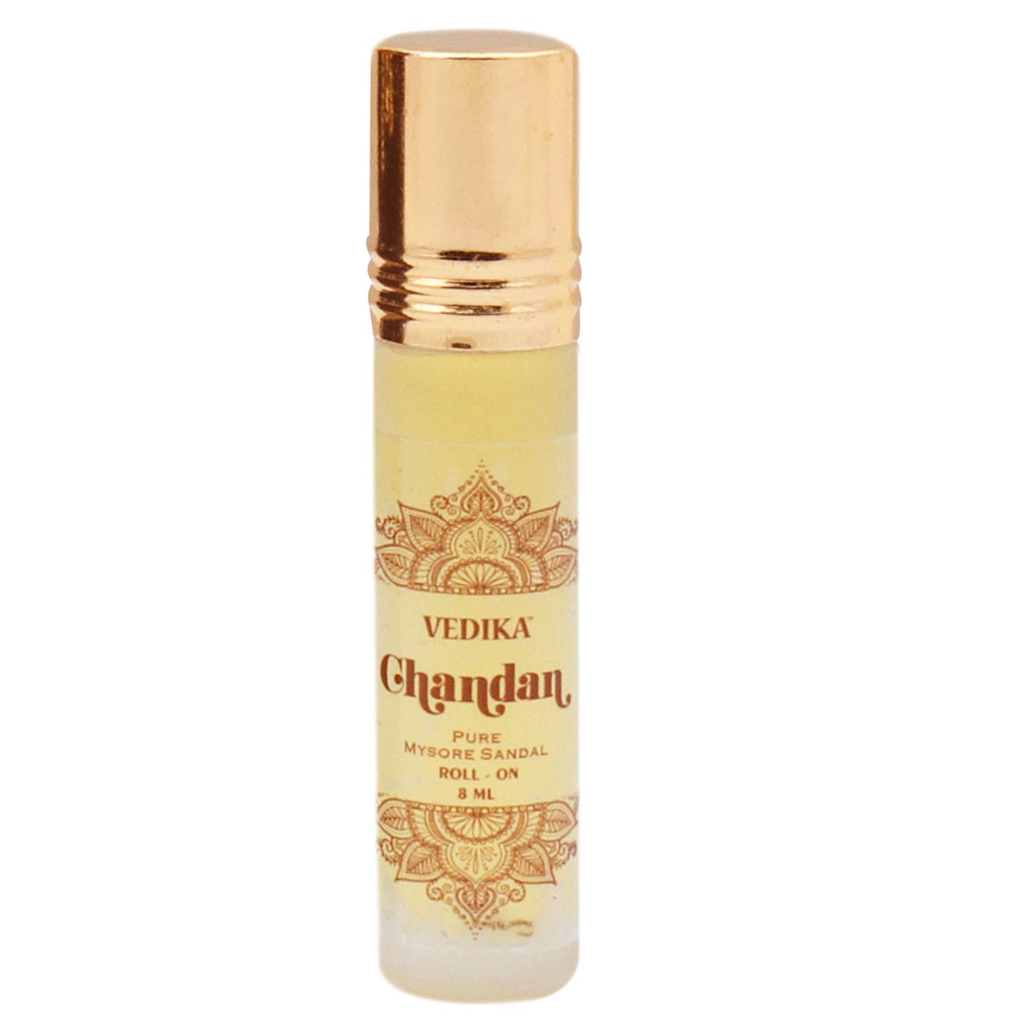 Pure Mysore Sandalwood Attar Perfume Oil - 8ml | Natural Concentrated Fragrance for Meditation, Aromatherapy & Spiritual Practices