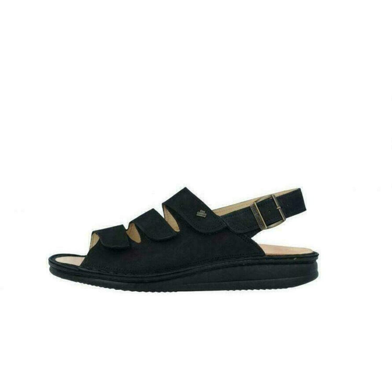 FinnComfort Finn Comfort Black Sandals for Women - Size 39 (US 10) | Premium Comfort Footwear for Walking, Travel & Everyday Wear