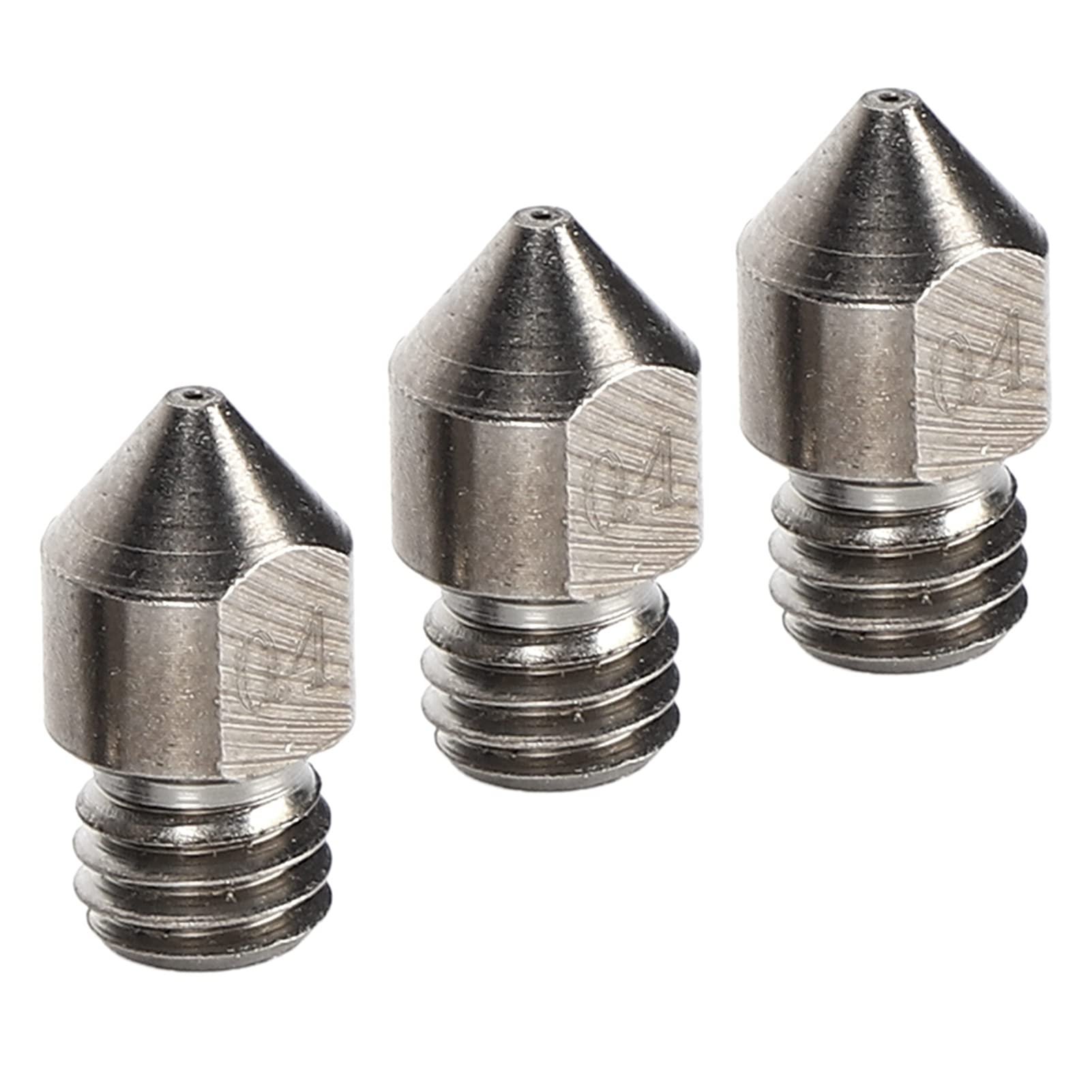 Hardened Steel 3D Printer Nozzle for Ender 3 Pro - 0.4mm & 1.75mm Size - High Precision & Durable Nozzle for Engineering Projects - Perfect for ABS, PLA, PETG Filament Printing