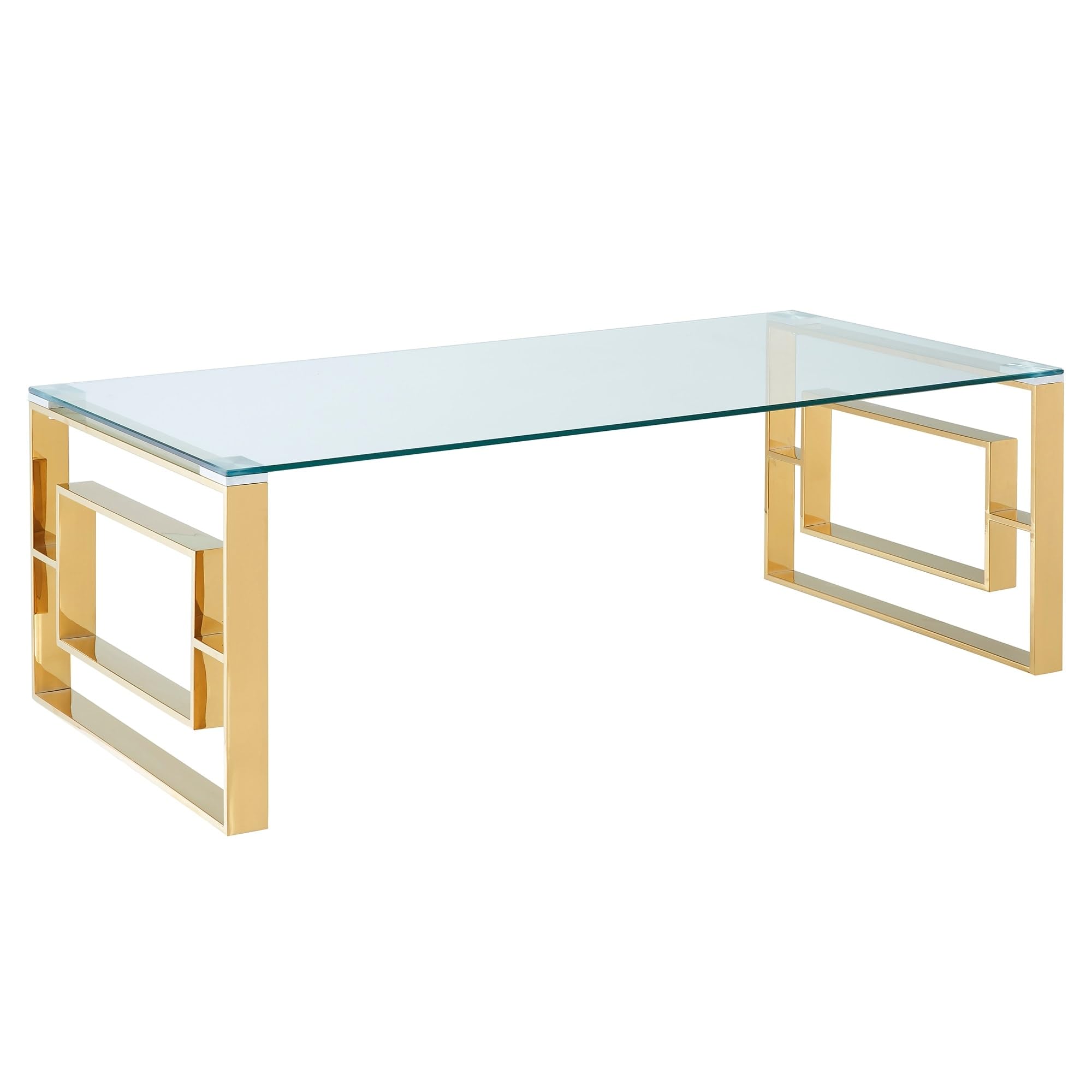 Modern Gold Eros Coffee Table - Stylish Living Room Furniture for Home Decor & Small Space