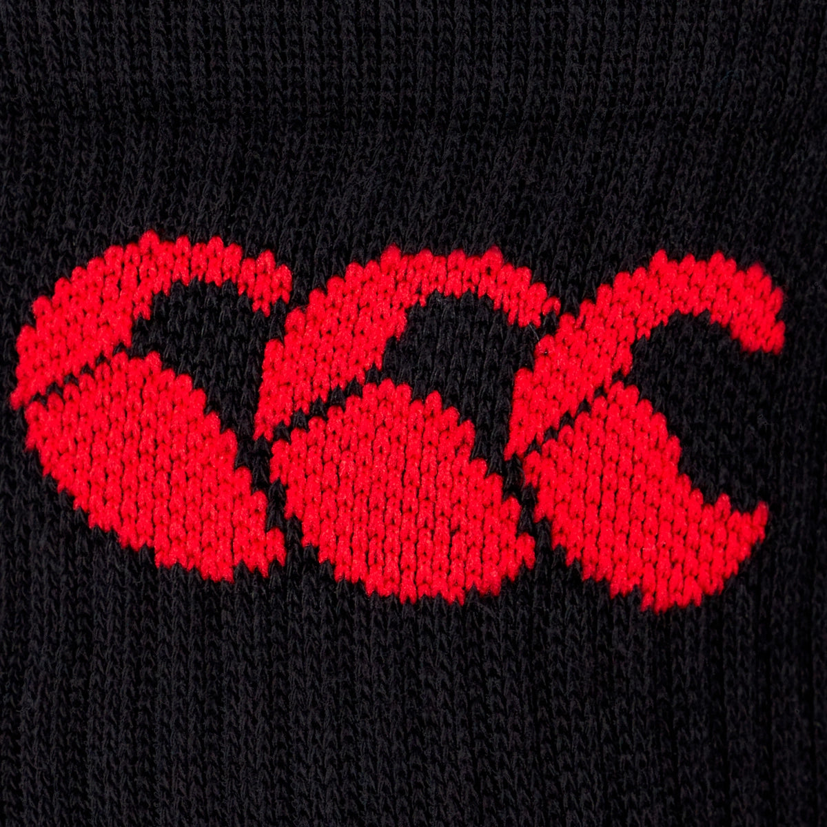 Canterbury Crew Socks 3 Pack - Black & Red Athletic Socks for Men & Women - Perfect for Running, Hiking & Everyday Wear