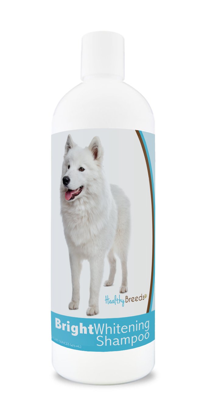 Healthy Breeds Samoyed Bright Whitening Shampoo 12 oz - Gentle Dog Shampoo for White Coats | Whitens & Brightens Fur | Ideal for Show Dogs & Daily Grooming