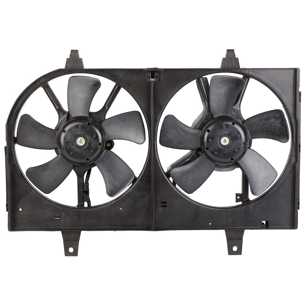 New Condenser & Radiator Cooling Fan Assembly for Infiniti I35 & Nissan Maxima 2002-2006 - OEM Replacement Part 19-20317AN by BuyAutoParts - Perfect for Engine Overheating Prevention & AC System Repair