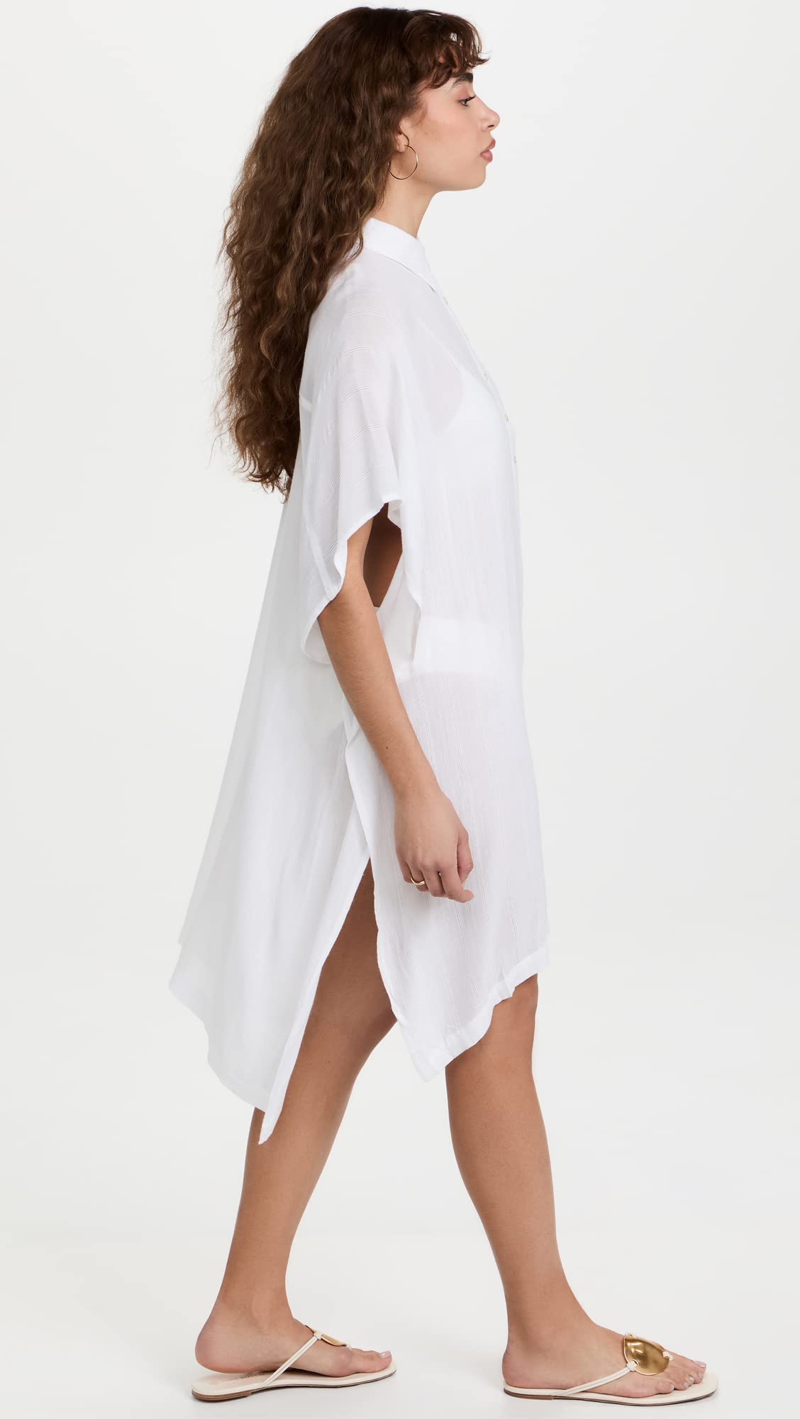 LSpace Anita Cover-Up Dress - White - XS/SM (0-4) | Beach Cover Up, Poolside Dress, Summer Vacation Outfit