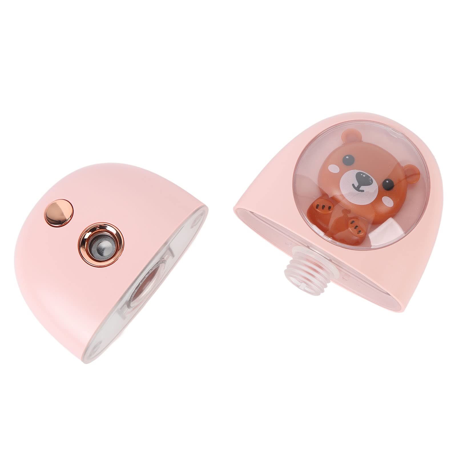 Portable Mini Facial Mist Sprayer - 35ml 500mAh Cute Animal Design Face Steamer for Hydration & Travel | Perfect for Skincare On-The-Go, Office Refresh & Airplane Moisturizing