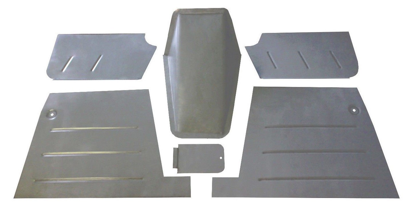 1947-1954 Chevy GMC Pickup Truck Front Floor Pans & Toe Boards - Motor City Sheet Metal Replacement Parts - Perfect for Classic Truck Restoration & DIY Projects
