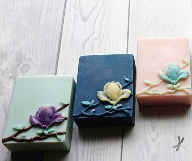 Redxin Flower Silicone Mold for Soap, Candle, Chocolate & Cake Making - DIY Craft Supplies for Handmade Gifts, Wedding Favors & Home Decor