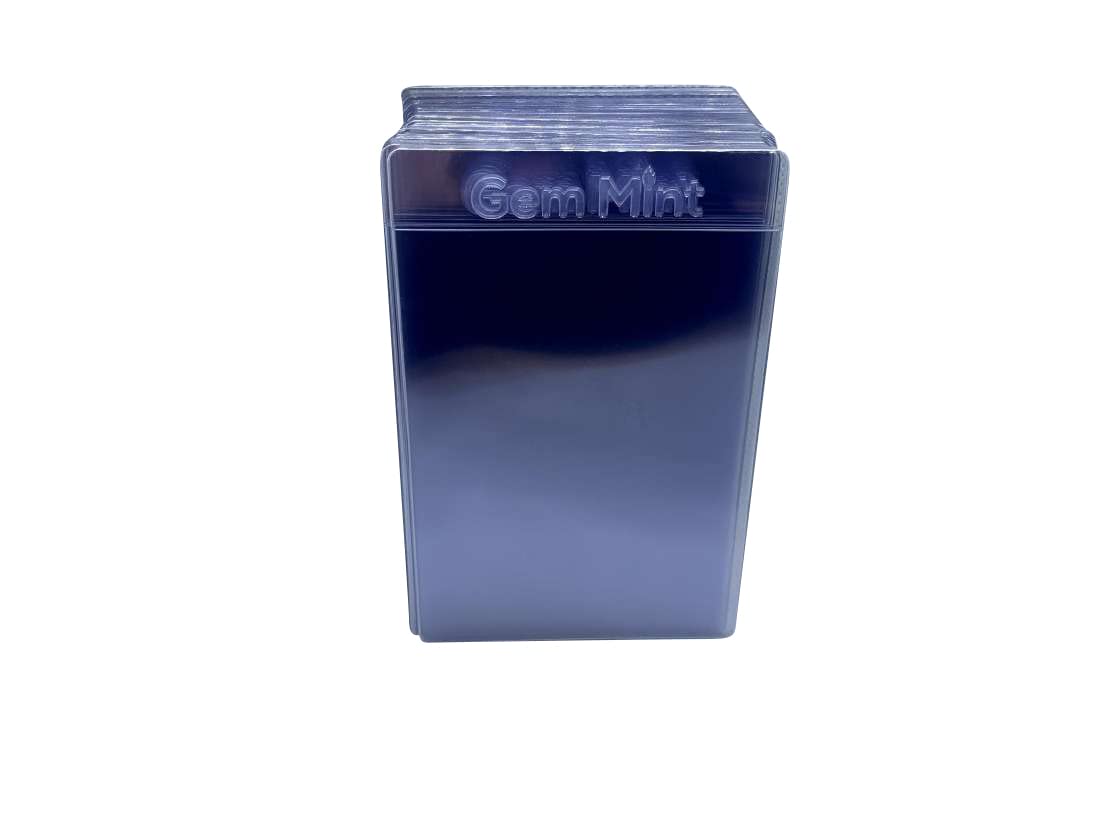 200ct Semi-Rigid Card Holders for Collectible Trading Cards - Acid-Free & Archival Safe - Perfect for Sports Cards, Pokemon, MTG, and Gaming Cards - Gem Mint Supplies - Ideal for Storage, Display, and Trading