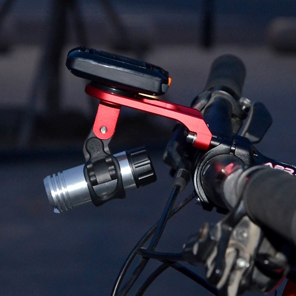 Aluminum Alloy Bike Computer Mount Holder - Adjustable Bicycle Extension Bracket for Cycling & GPS Navigation | Perfect for Road Bikes, Mountain Bikes & Commuting