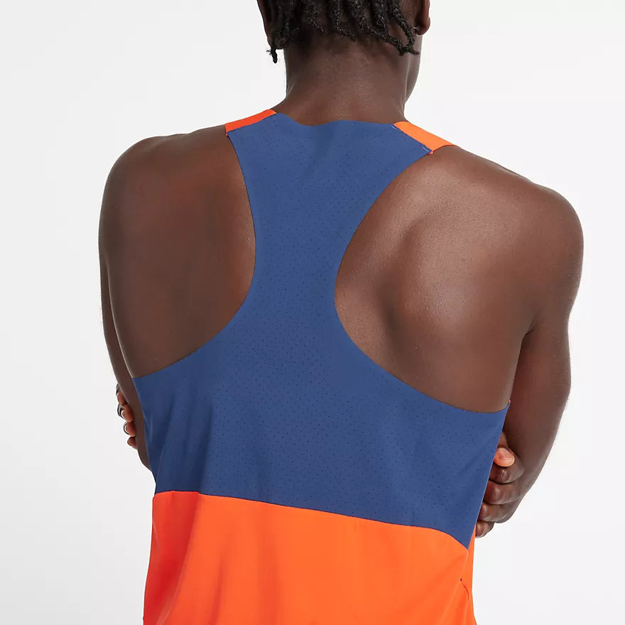 New Balance Men's Performance Running Tank Top - Lightweight & Breathable for Race Day & Workouts
