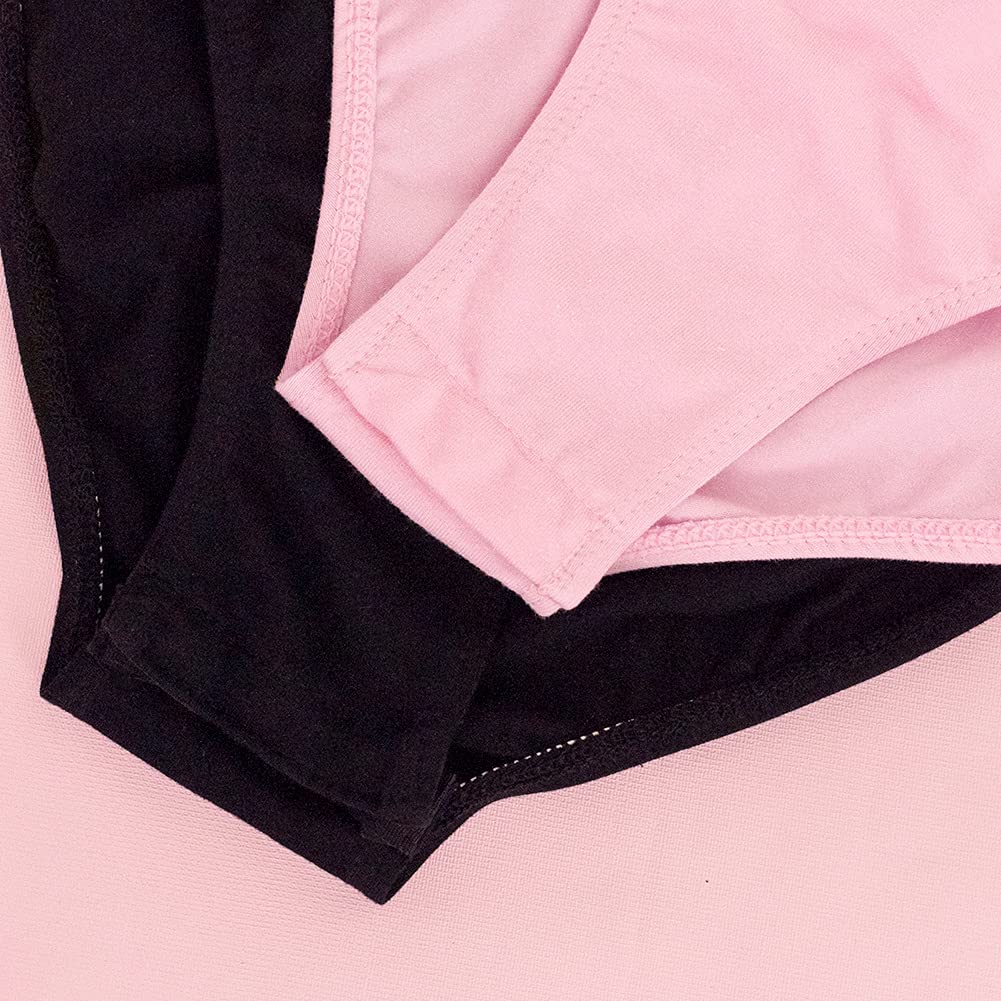 ROYAL SMEELA Girls Short Sleeve Ballet Leotard - Basic Dance Leotard for Toddlers & Kids - Perfect for Ballet Class, Recitals & Dance Practice (Pink, Size 3T)