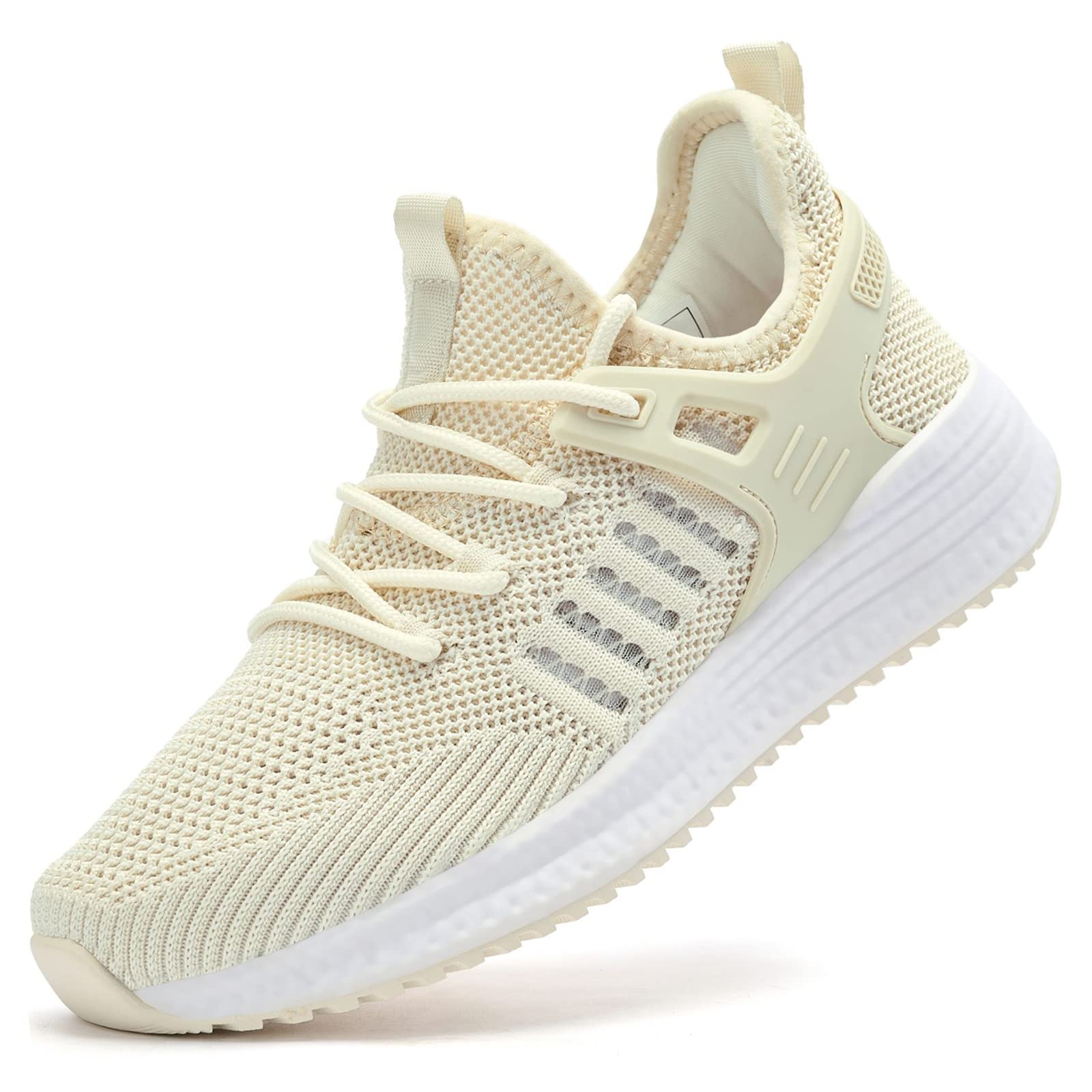 Women's Lightweight Memory Foam Walking Shoes - Slip On Sneakers for Running, Tennis, Gym Workout | Breathable & Comfortable Athletic Shoes for Casual Wear, Travel & Daily Activities