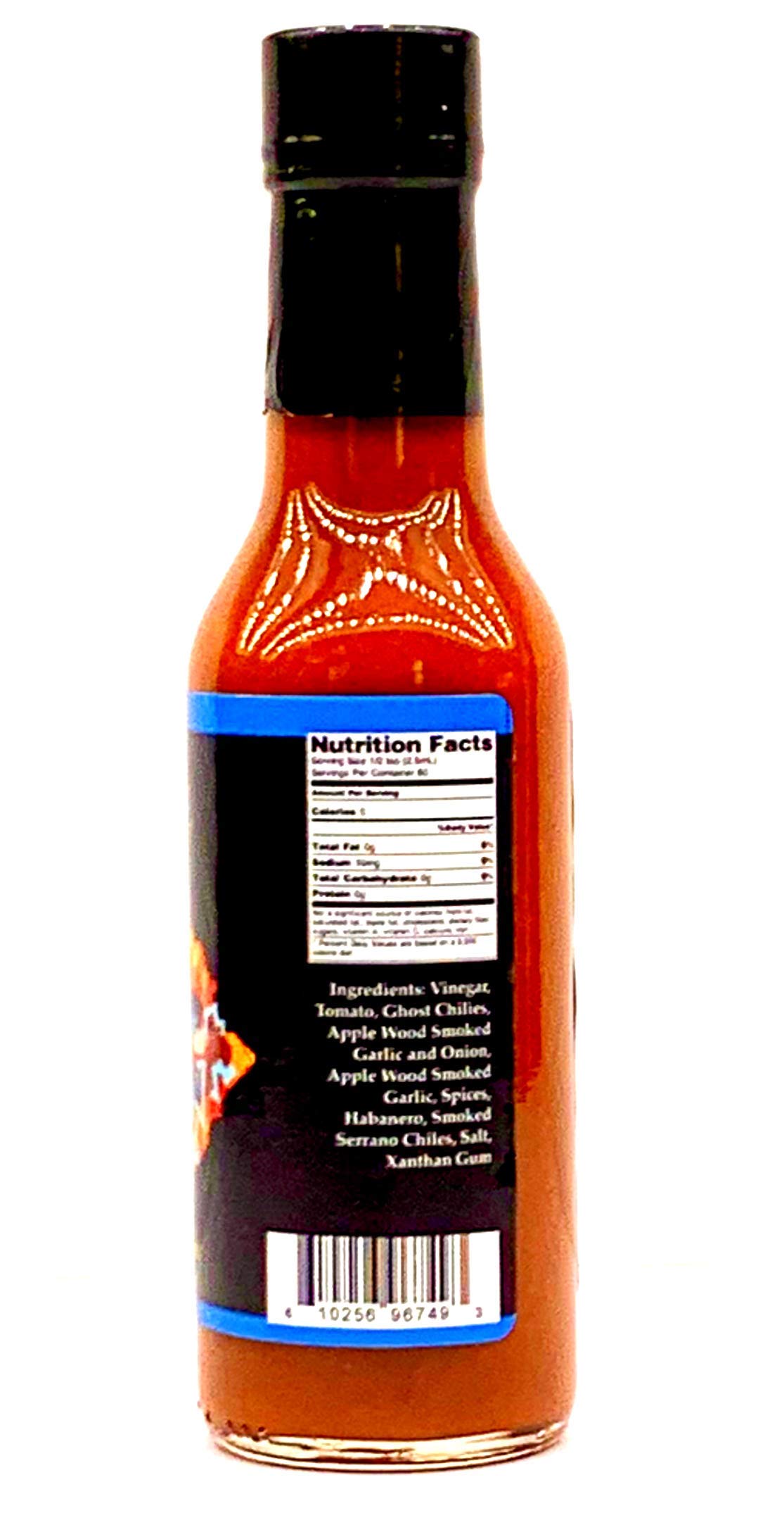 Wicked Tickle Defibrillator Chipotle Ghost Pepper Hot Sauce - Extreme Heat Gourmet Hot Sauce for Tacos, Wings & BBQ - Spicy Food Lovers Gift