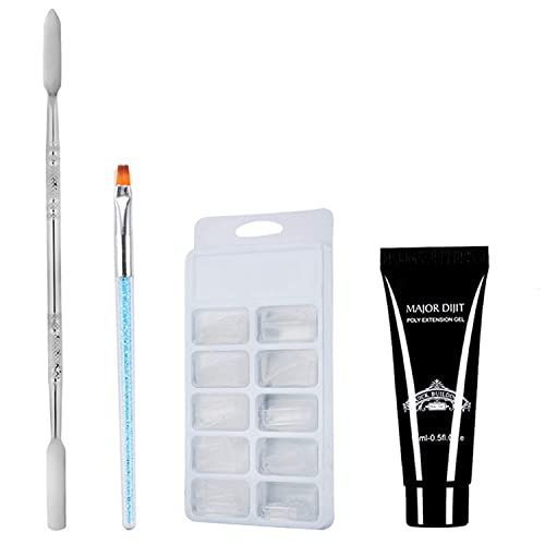 A K Homes - 15ml Clear UV Nail Glue for Manicure, Polish & Nail Art | Professional Nail Glue for Nail Molds & Build Kit | Perfect for Salon, DIY Nail Extensions & Home Use