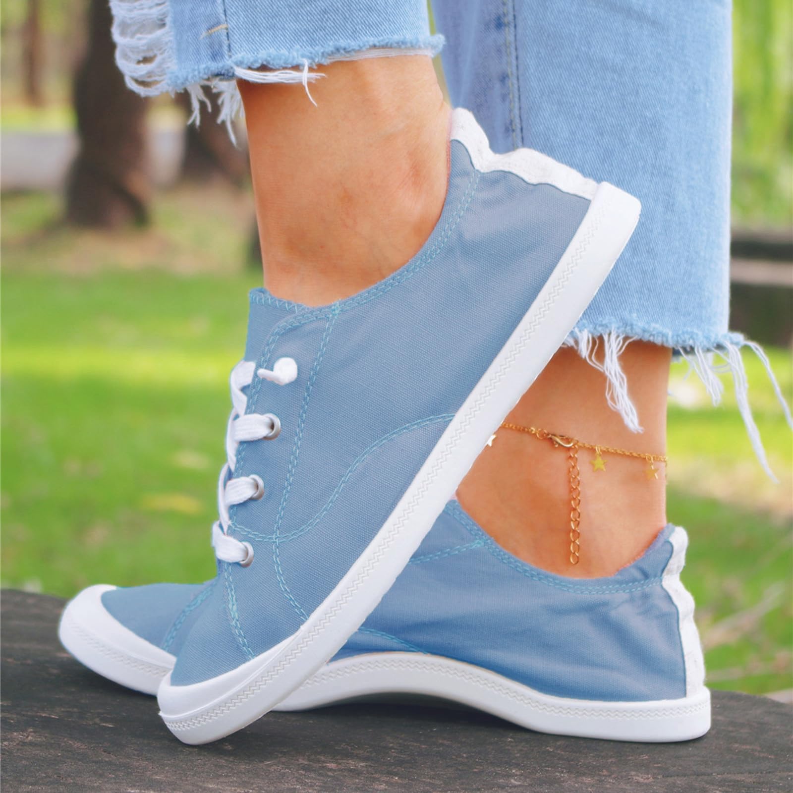 **Women's Lightweight Walking Shoes - Comfortable Slip-On Gym Sneakers with Air Cushion for Running & Walking | Perfect for Workouts, Travel & Everyday Wear**