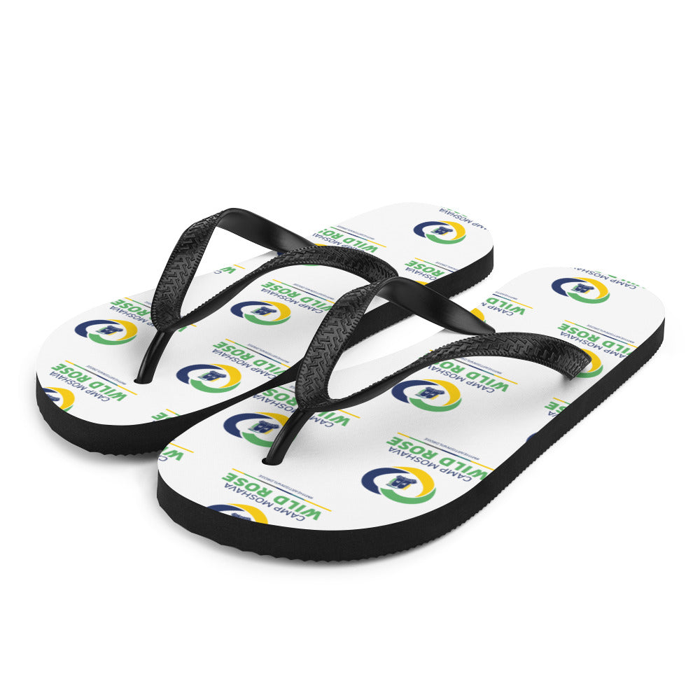 Wild Rose Flip Flops - Comfortable Women's Sandals for Beach, Pool & Summer Outfits | Fashionable Slip-On Shoes
