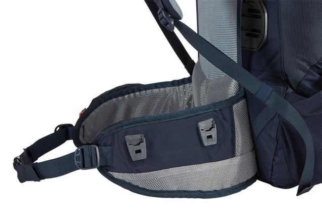 Thule Capstone 50L Men's Hiking Backpack - Lightweight Water-Resistant Travel & Trekking Pack for Outdoor Adventures (Obsidian)
