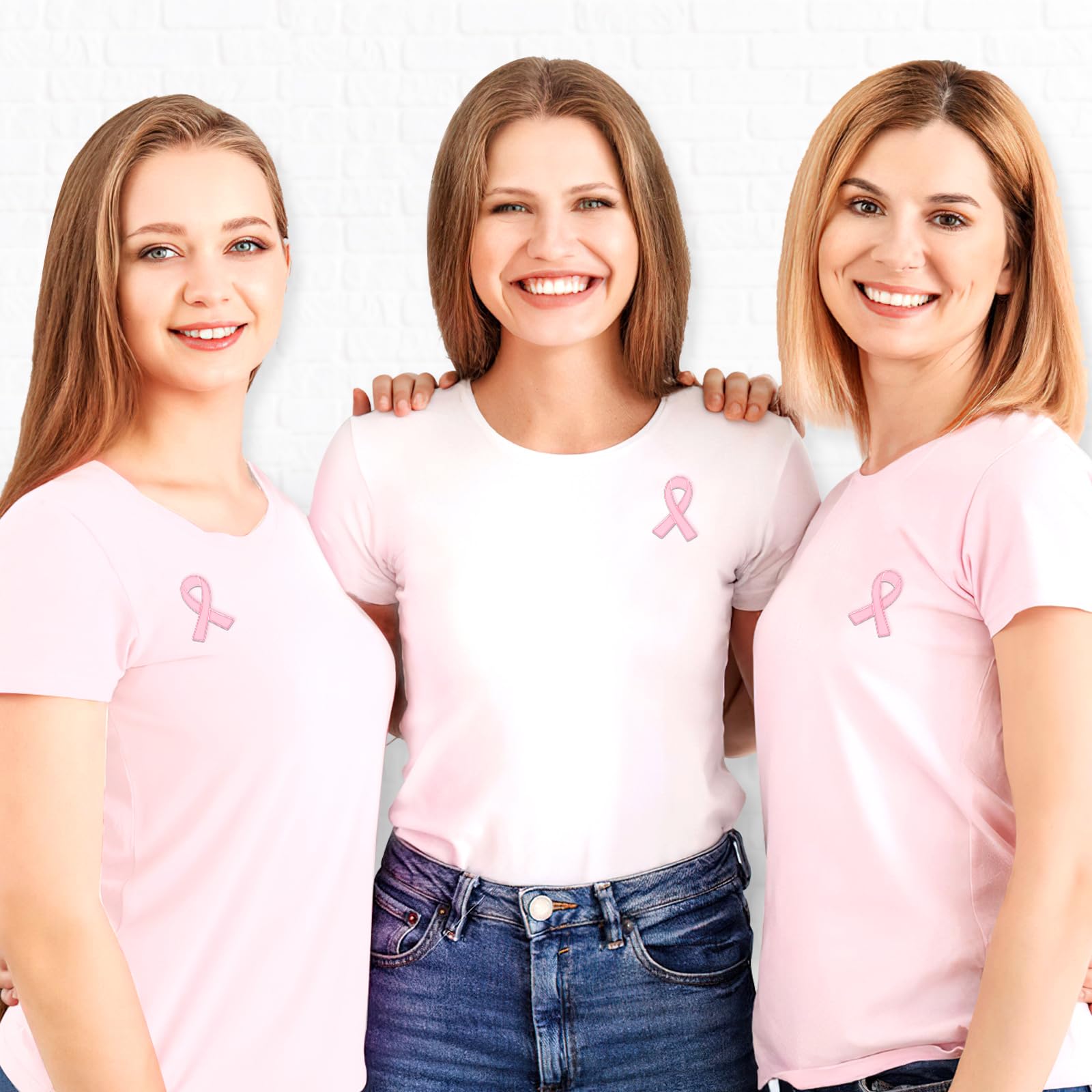 36 PCS Large Pink Ribbon Enamel Brooches - Breast Cancer Awareness Lapel Pins for Women & Girls - Hope Love Support Pins for Survivors - Perfect for Charity Events, Fundraisers, and Awareness Campaigns