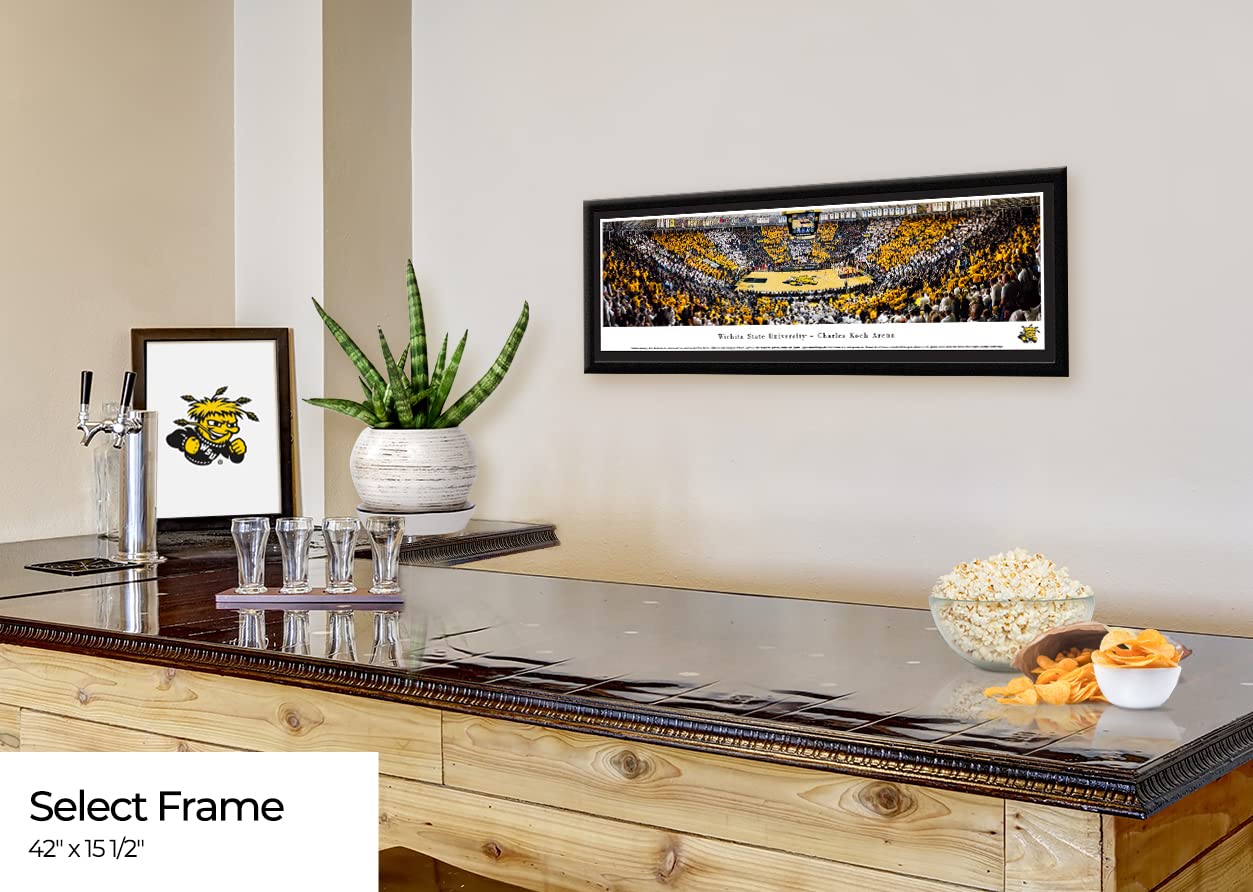 Wichita State Shockers Basketball Posters & Framed Wall Art - College Sports Decor for Fan Cave, Dorm Room, Office