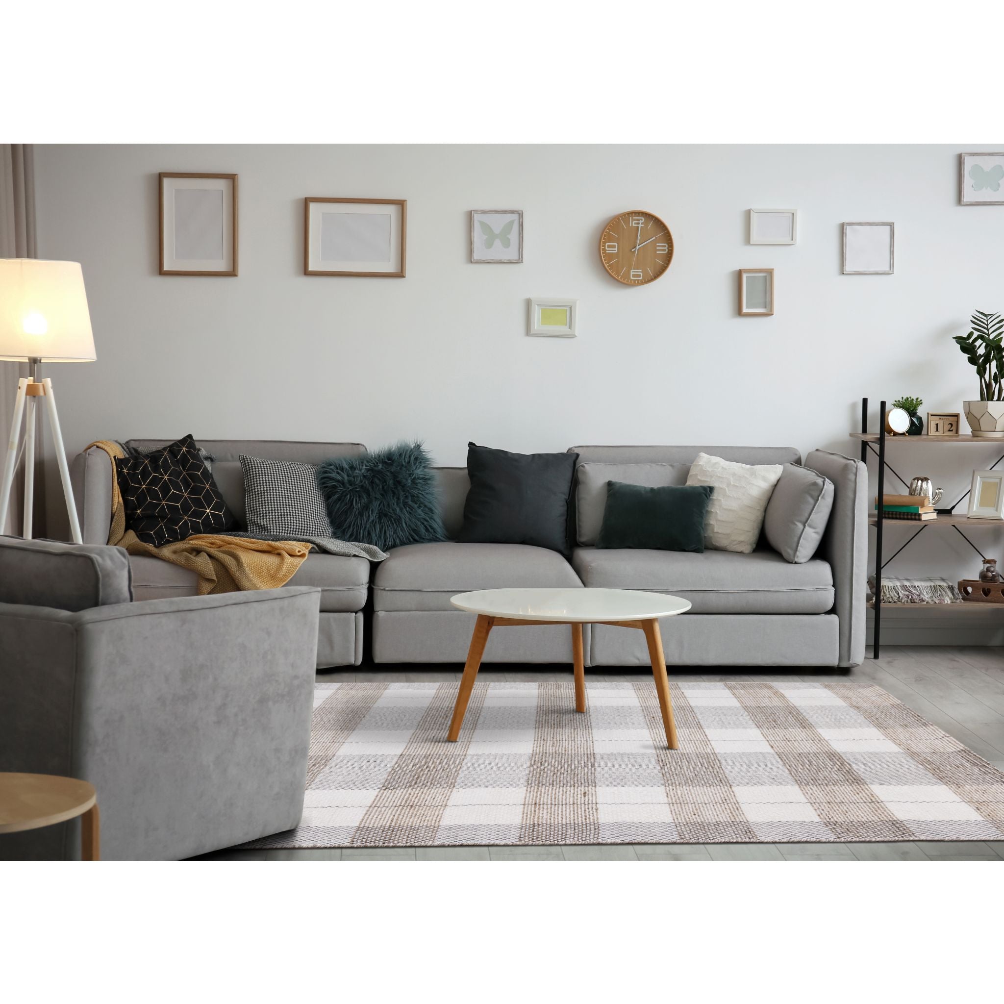 5x8 Aspen Area Rug - Soft Modern Non-Slip Living Room Rug for Bedroom, Dining Room, and Home Decor