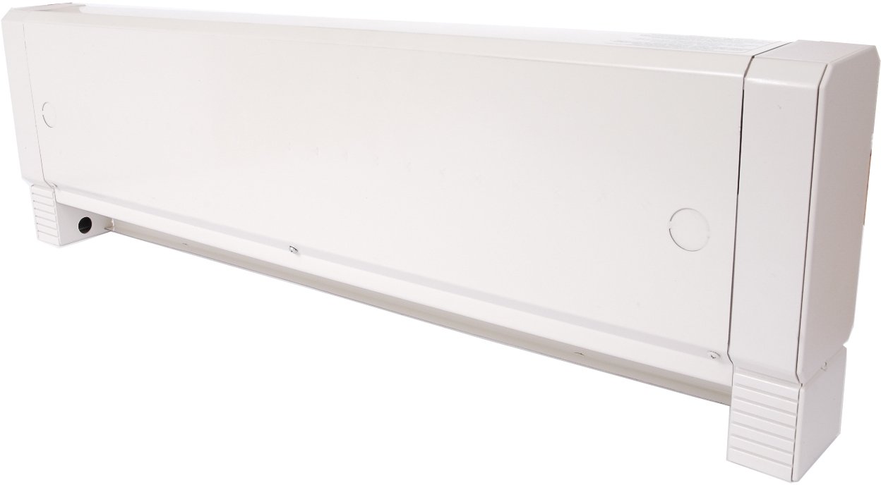 Marley HBB1254 Liquid Filled Electric Hydronic Baseboard Heater - 500W/1000W, White - Energy Efficient Quiet Heating for Bedrooms, Living Rooms & Offices
