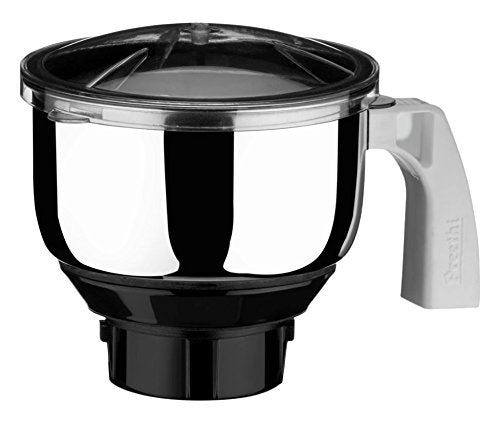 Preethi MGA509 1 Liter Stainless Steel Mixer Jar for Eco Twin, Eco Plus, Nitro & Blue Leaf Mixers - Perfect for Smoothies, Juices & Indian Cooking